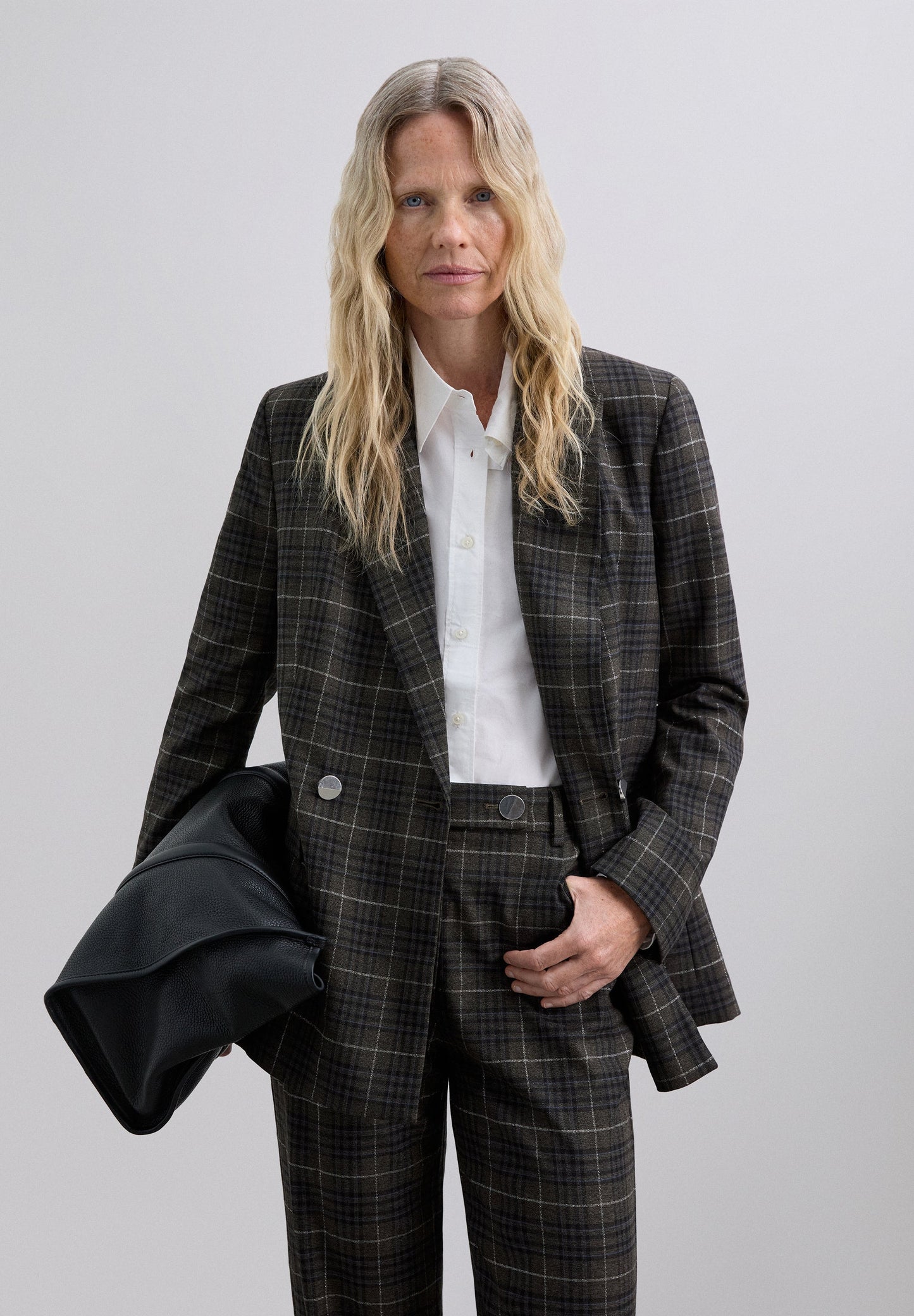 SCBROWNCHECK BLAZER