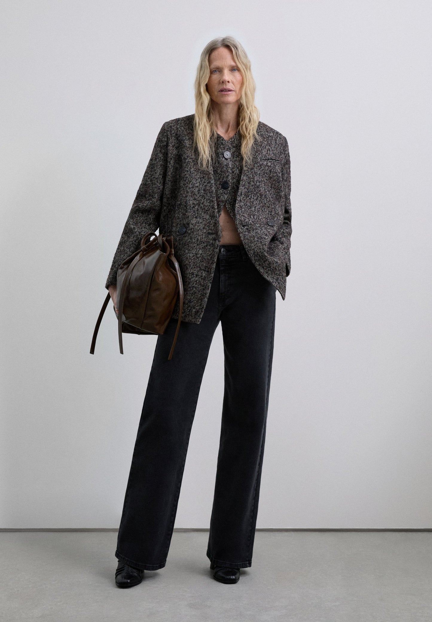 WOLLBLAZER MIT WESTE