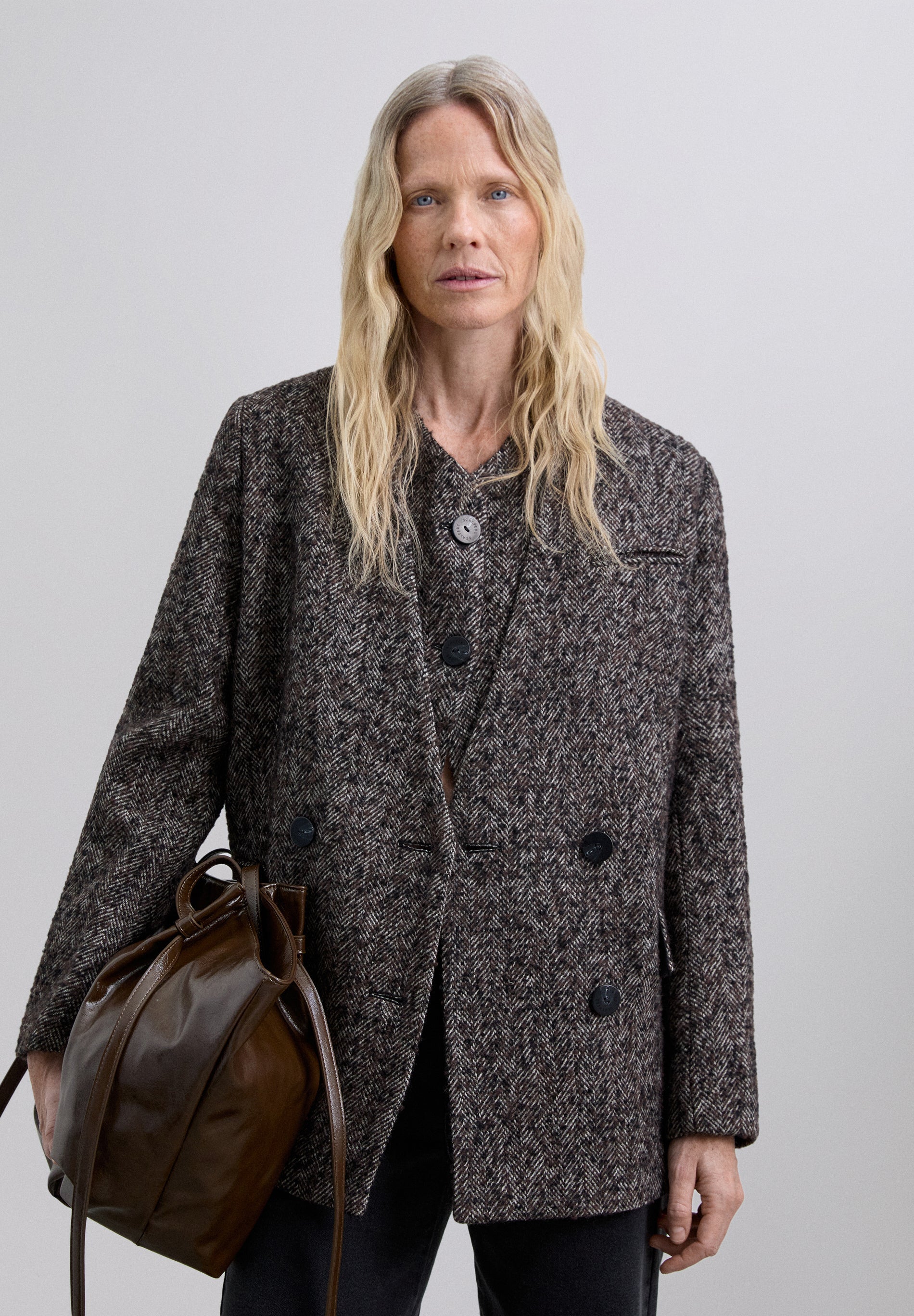 WOLLBLAZER MIT WESTE