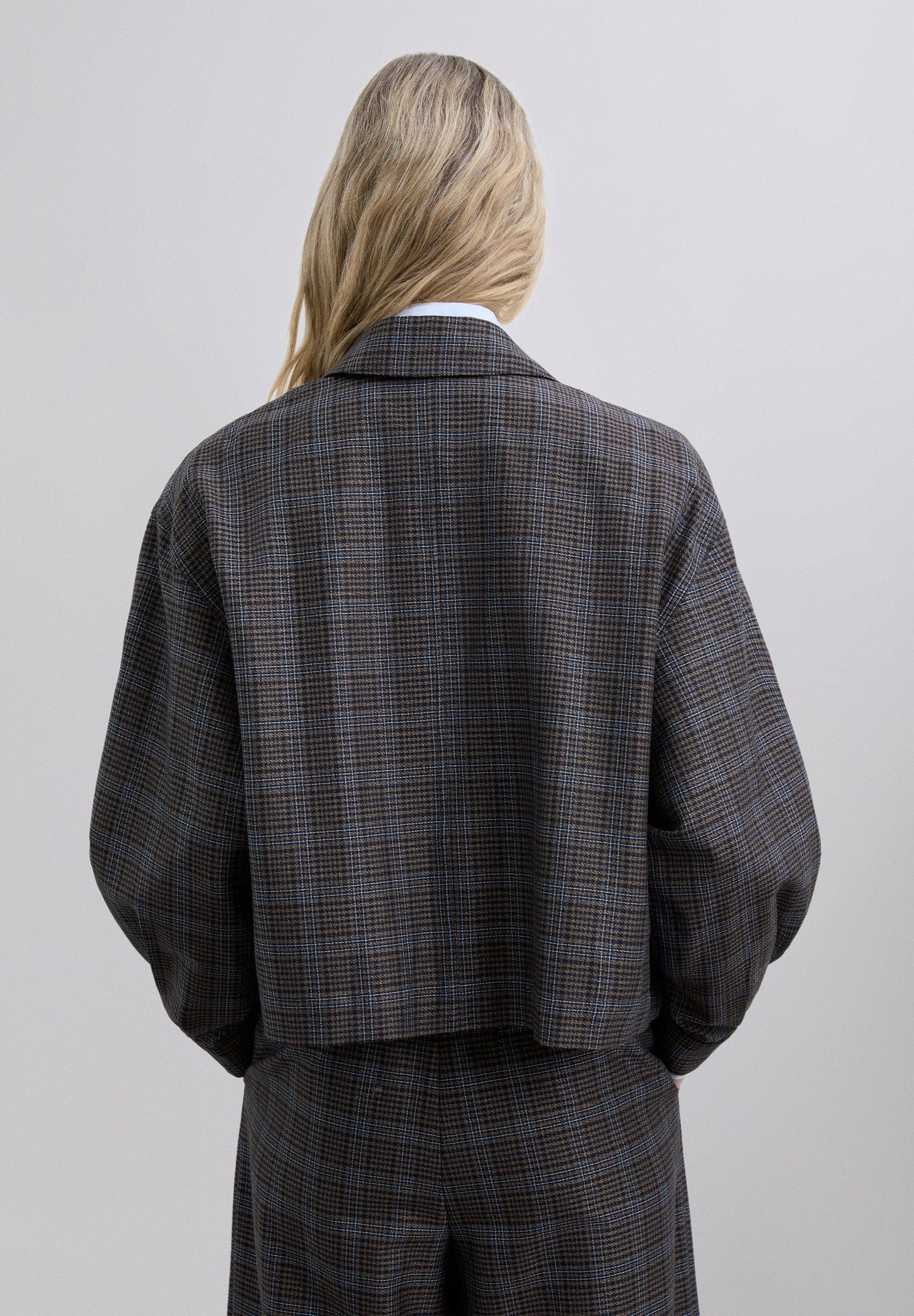 CHECK CARDIGAN