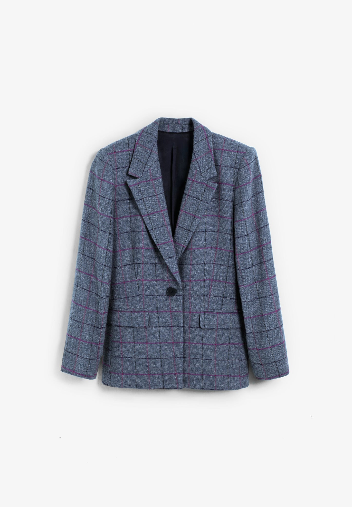VESTE LAINE CARREAUX