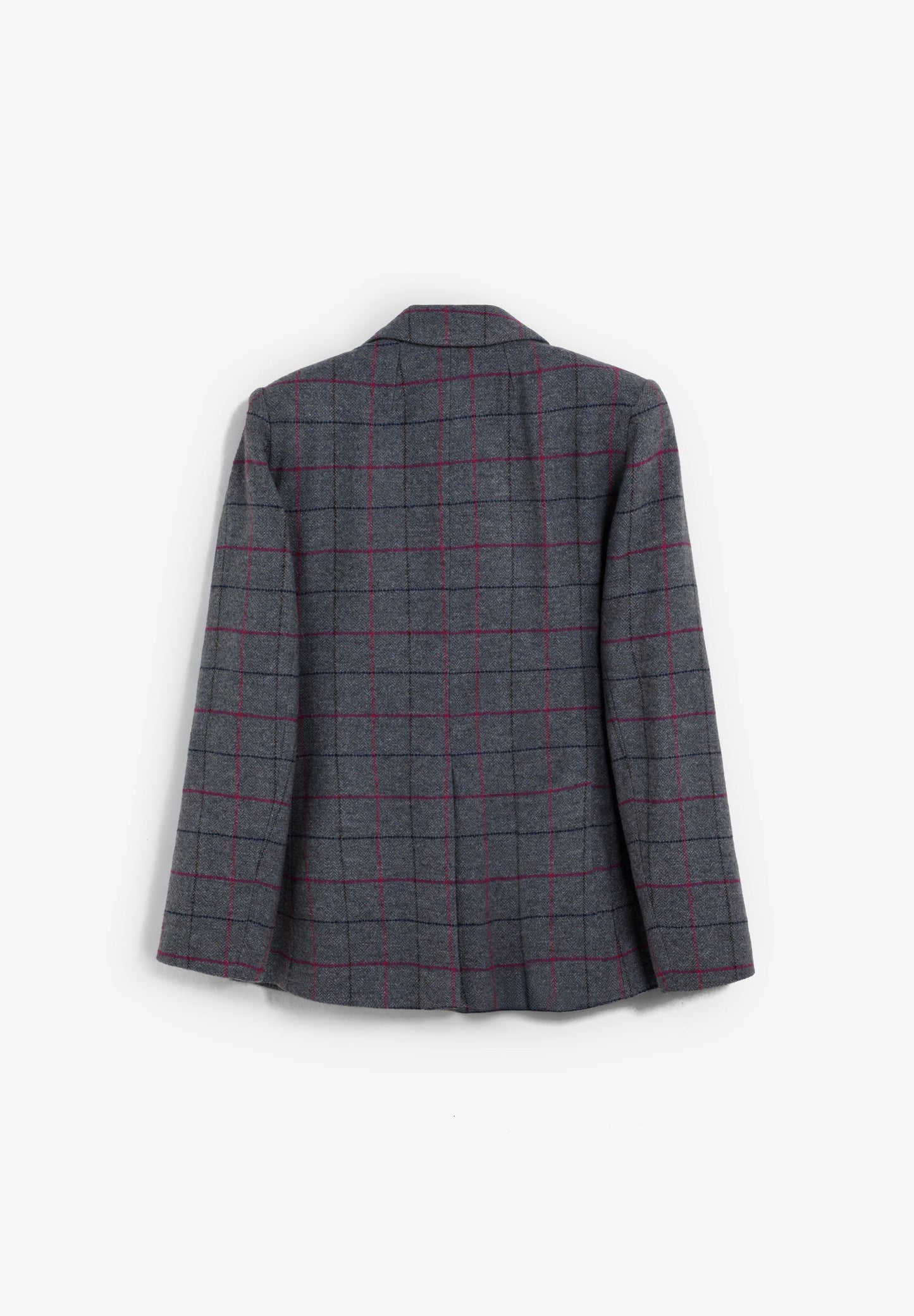 CHECK WOOL BLAZER