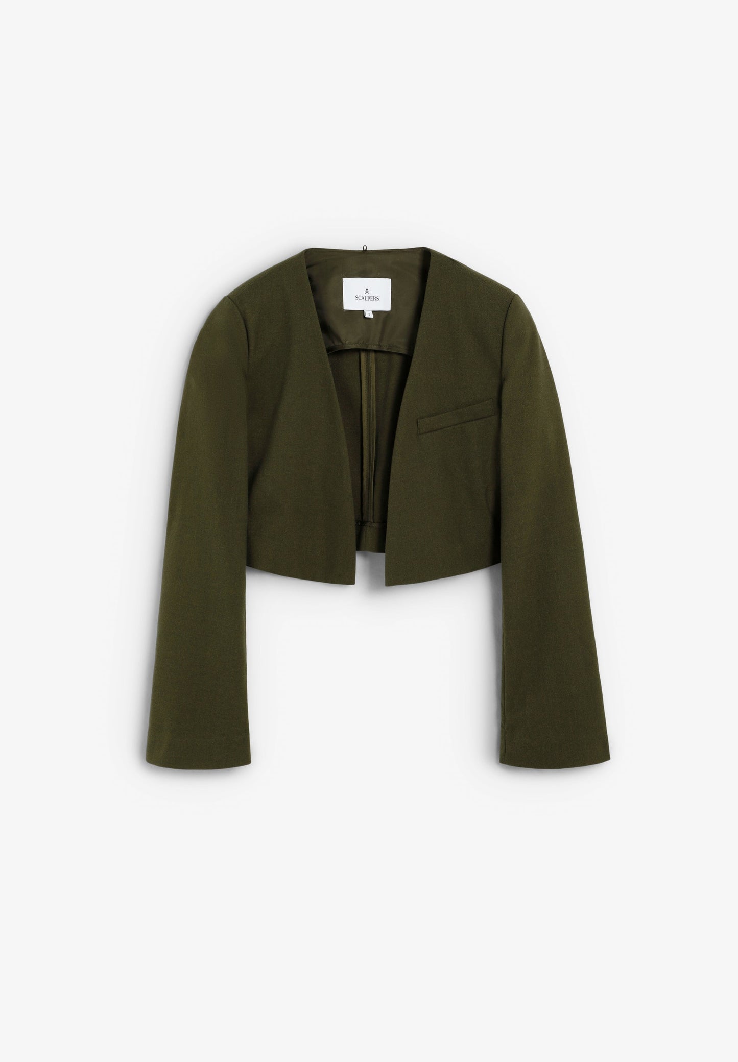 CROPPED-BLAZER AUSEINANDERNEHMBAR