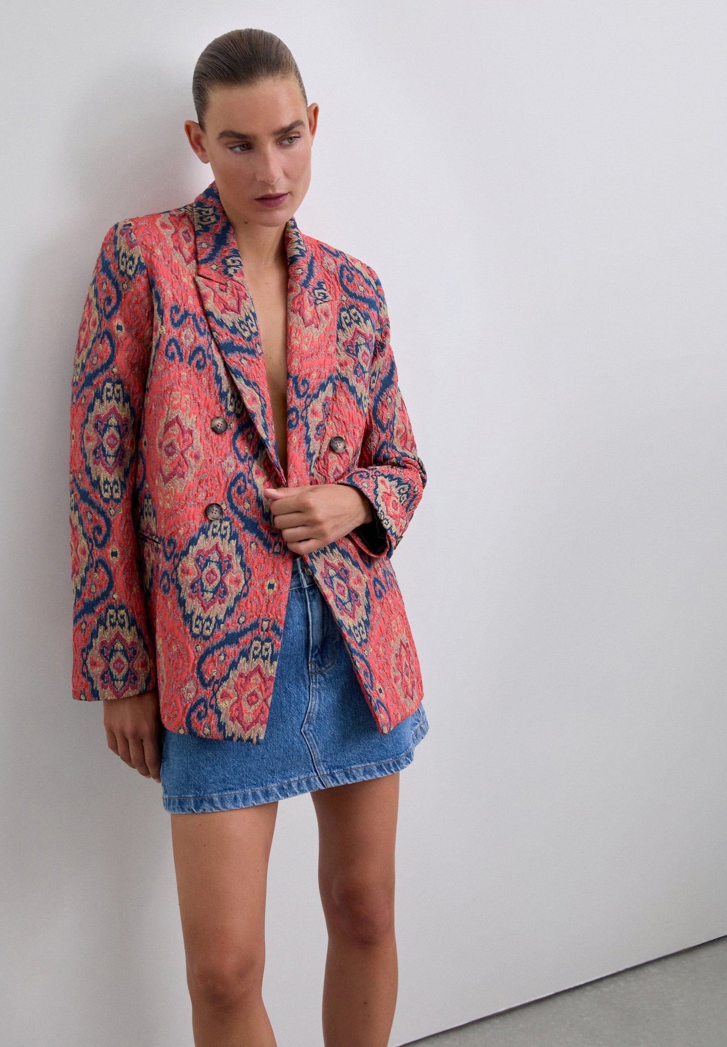 VESTE JACQUARD