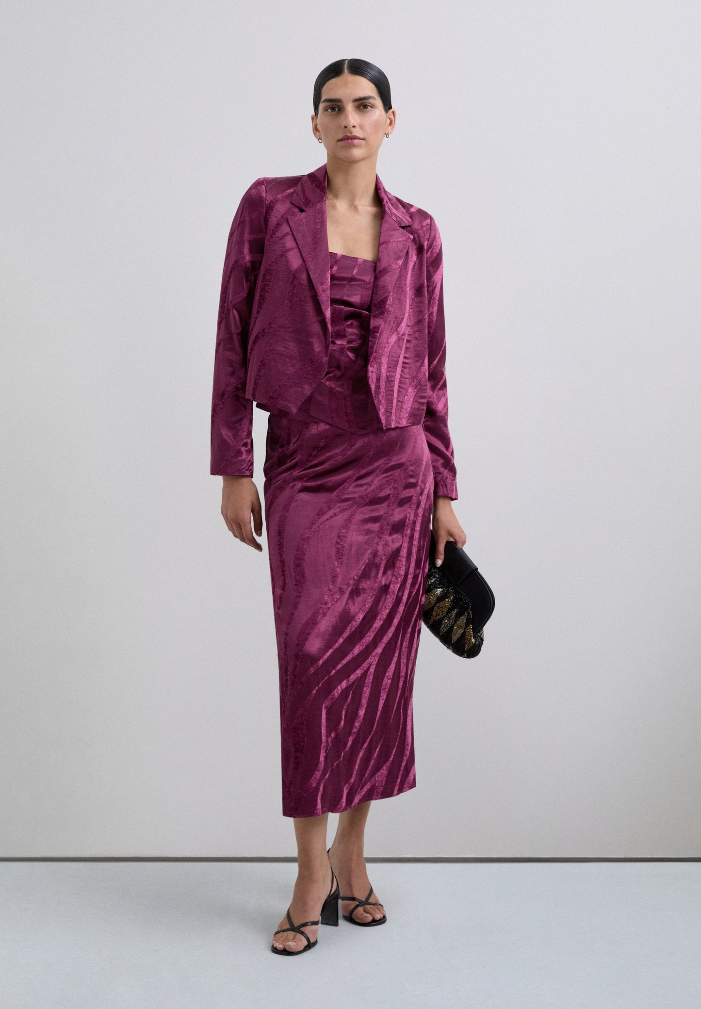CROPPED-BLAZER AUS JACQUARD