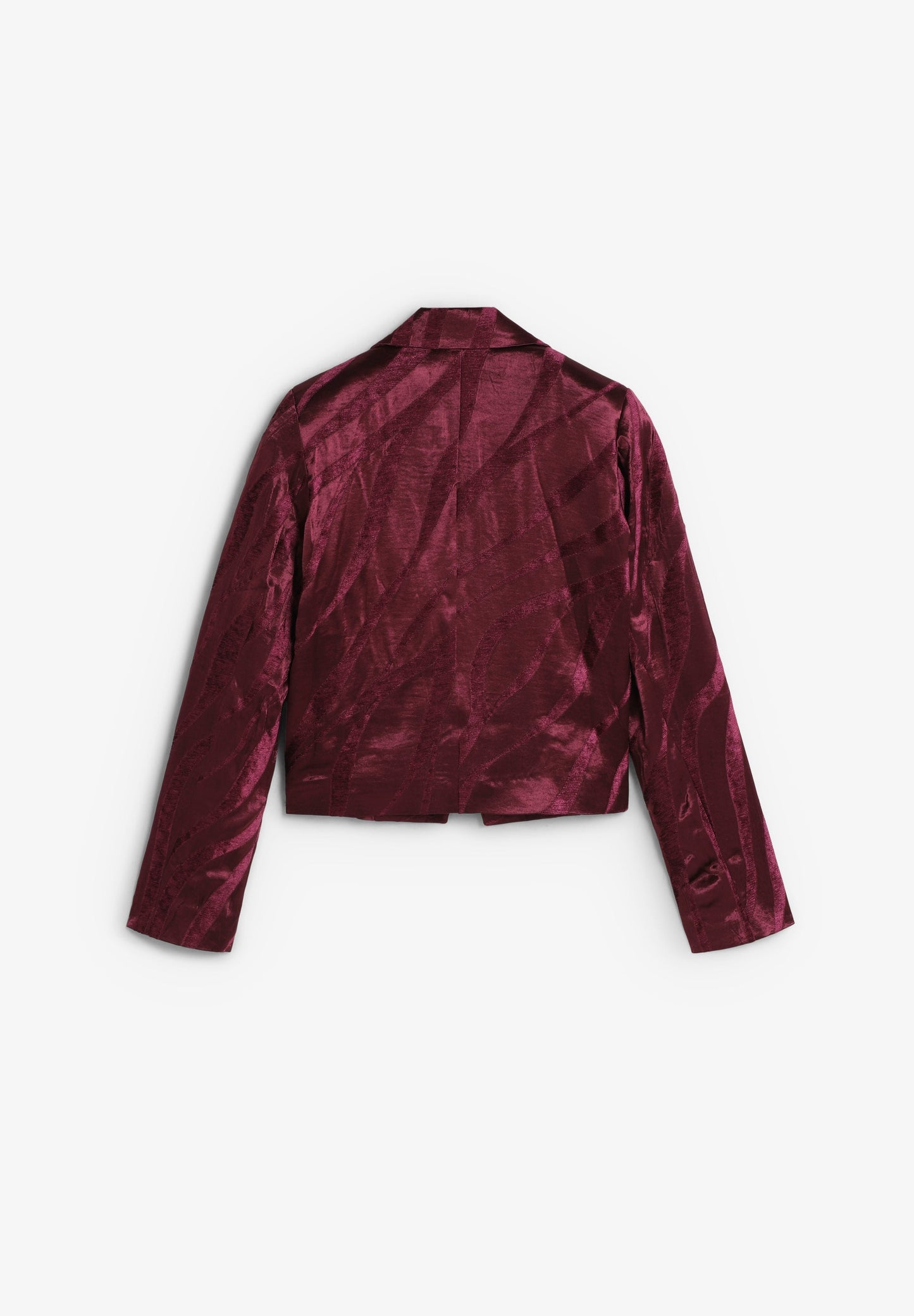 CROPPED JACQUARD BLAZER