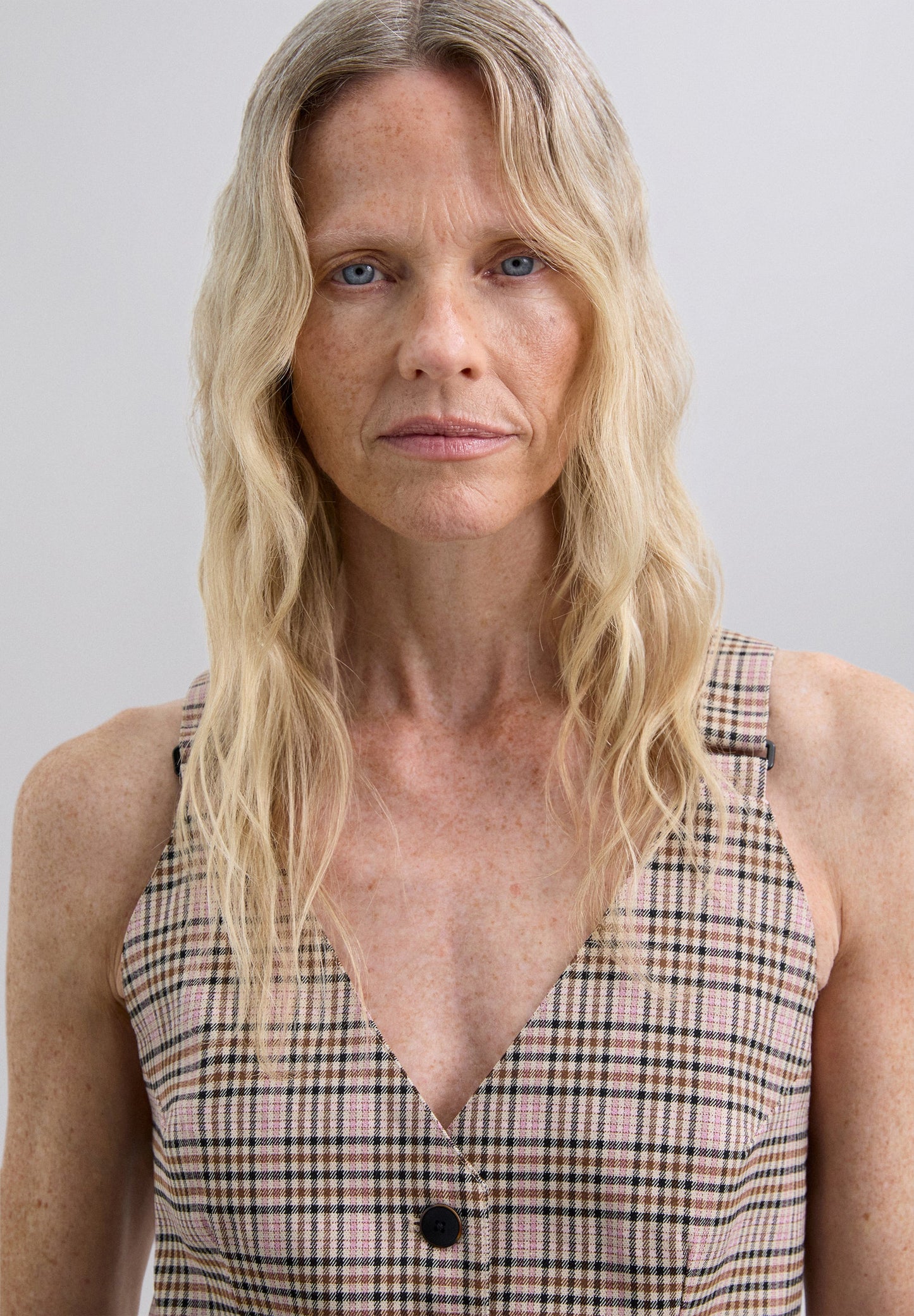 CHALECO CUADROS TIRANTES - Scalpers