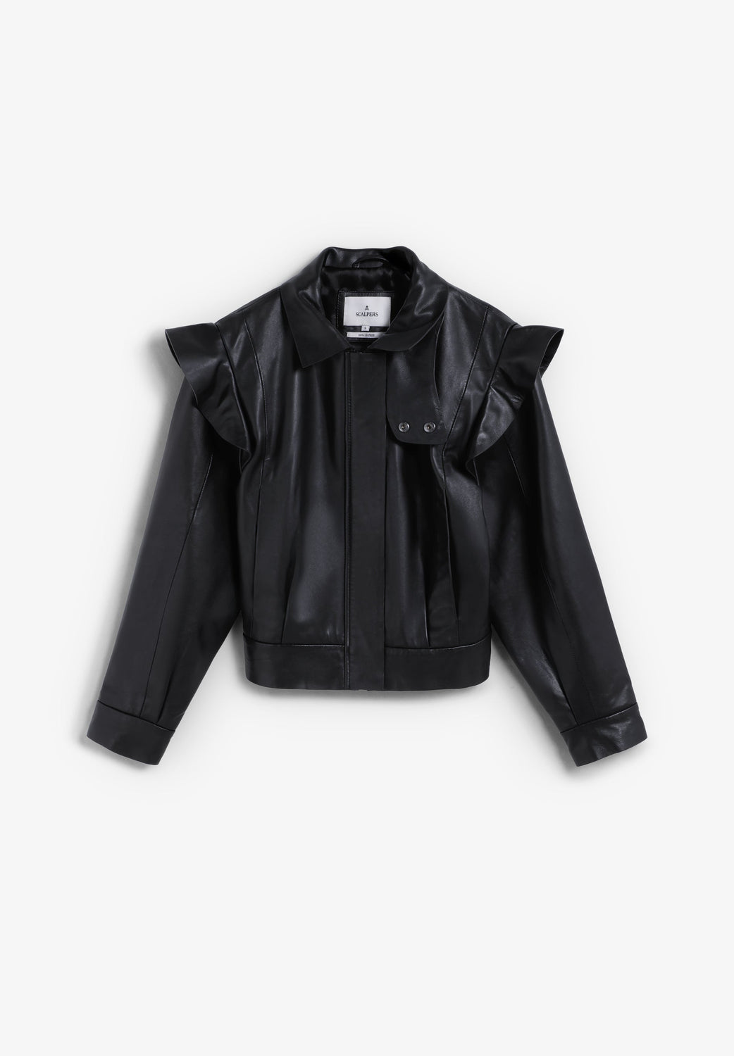 CHAQUETA BOMBER VOLANTES PIEL - Scalpers
