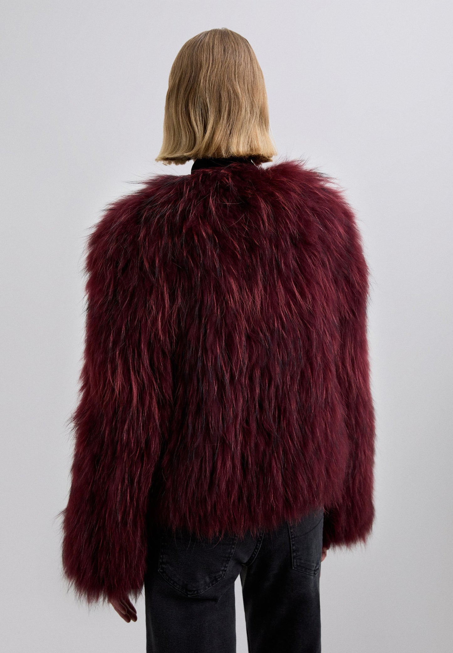 NATURAL RACOON JACKET