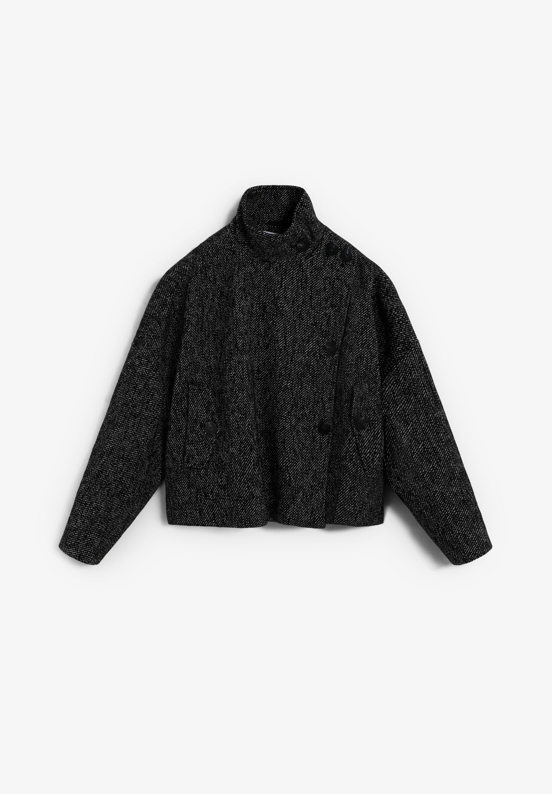 TWILL DOUBLE-BREASTED JACK