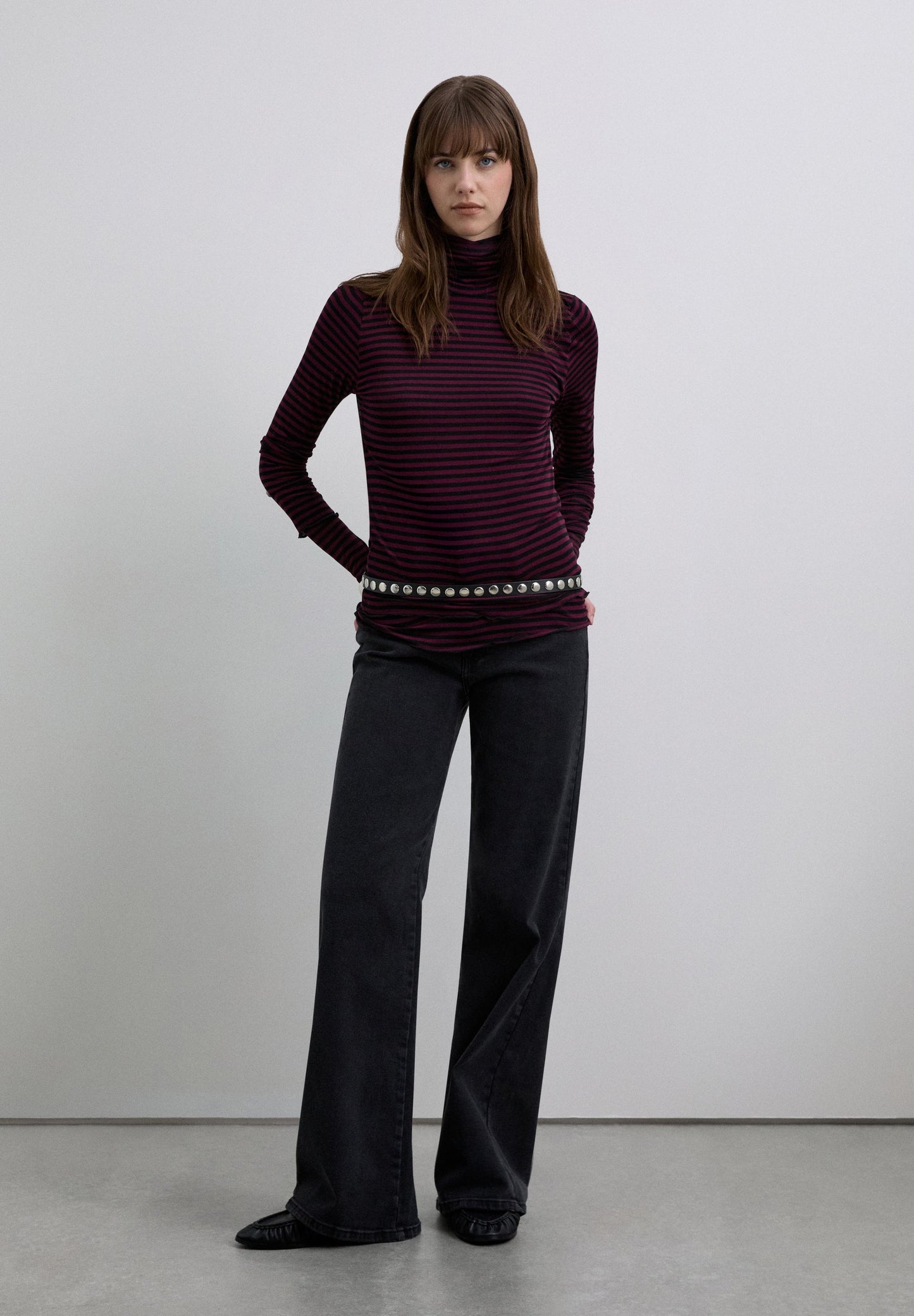 T-SHIRT RAYURES MANCHES LONGUES