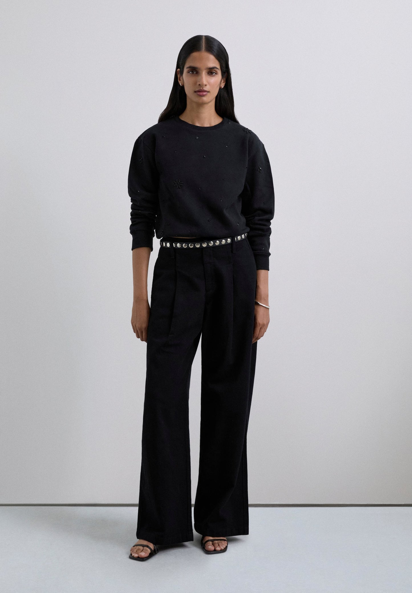 SWEAT BRODERIES STRASS