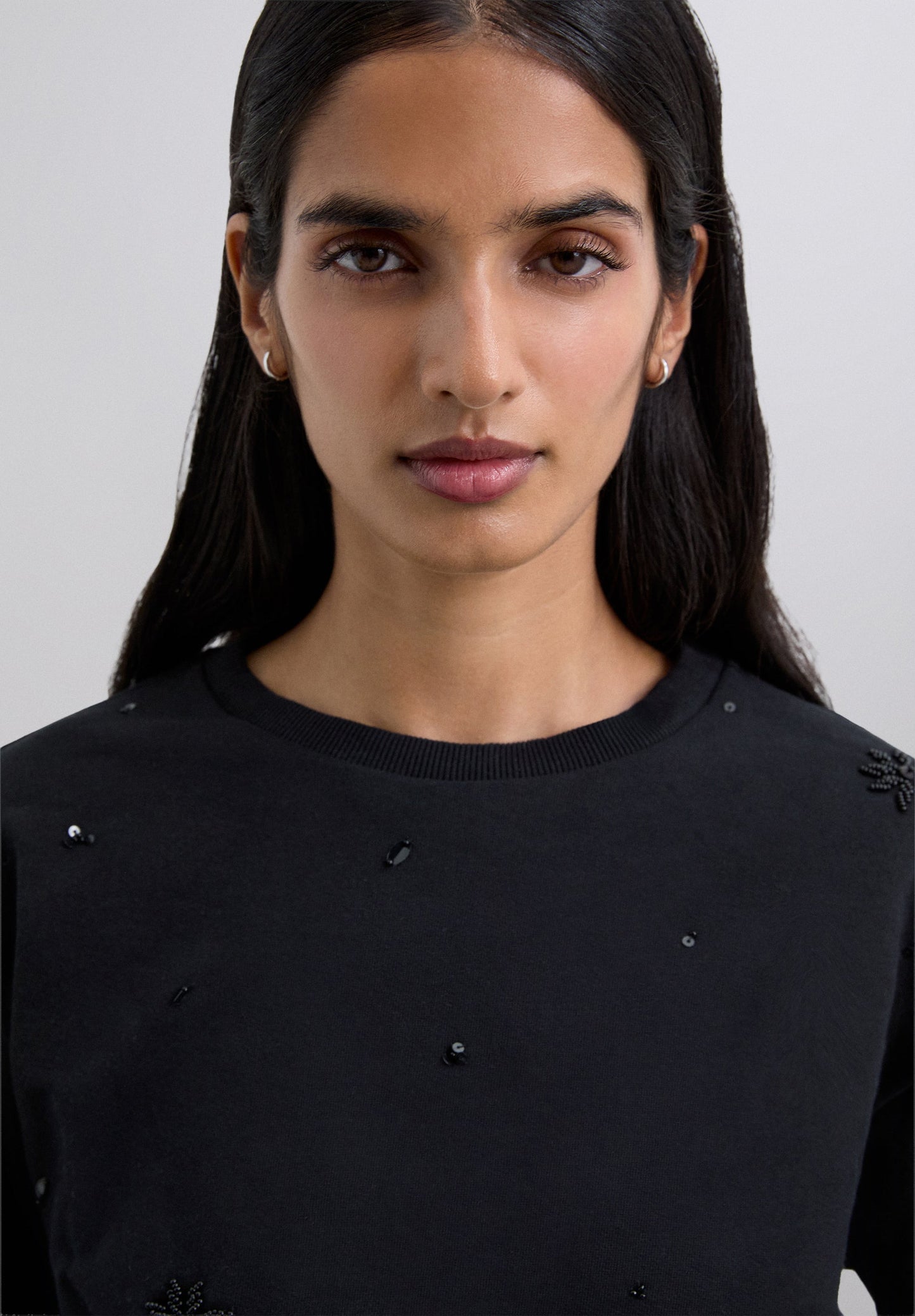 SWEAT BRODERIES STRASS