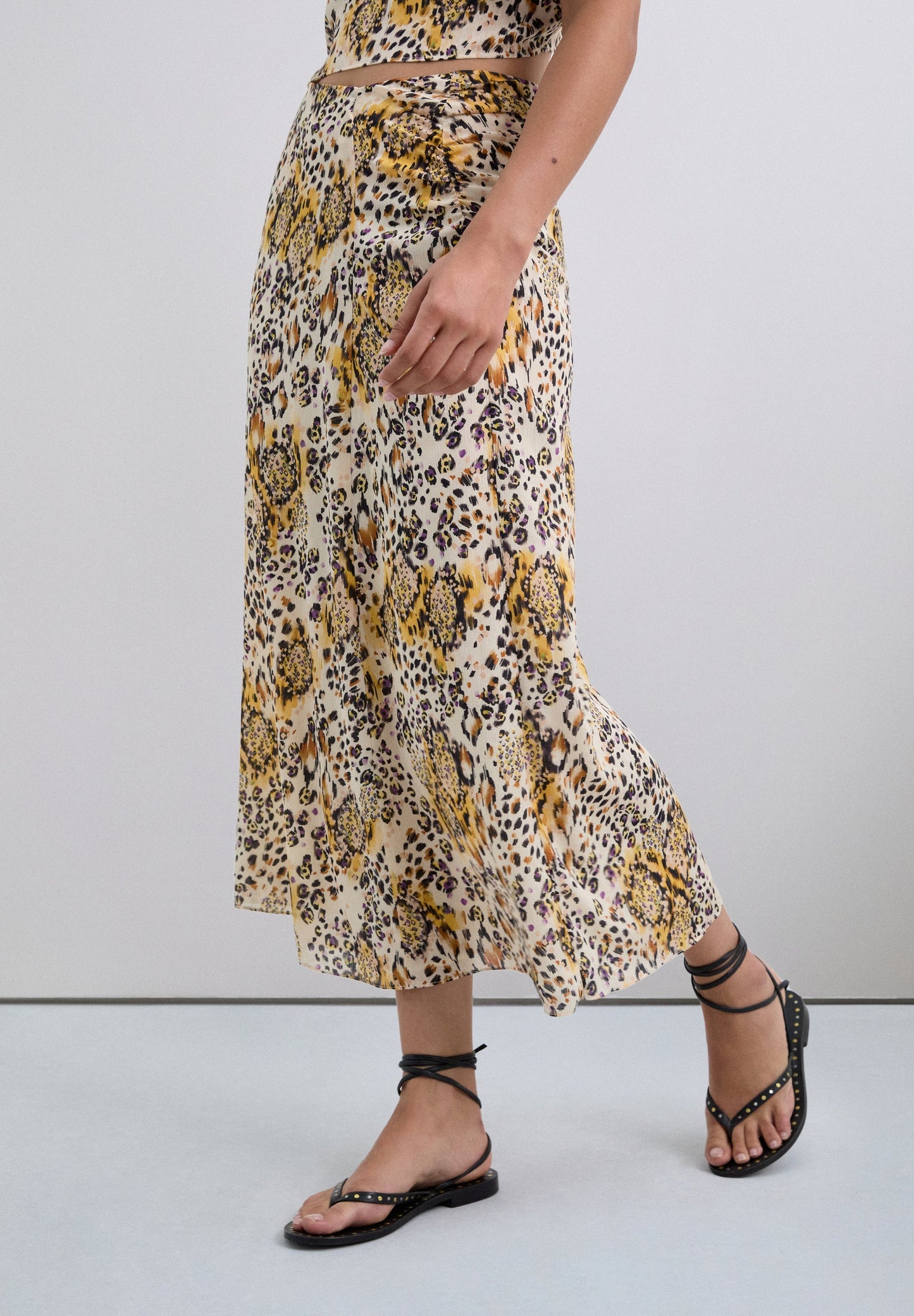 ANIMAL PRINT SKIRT