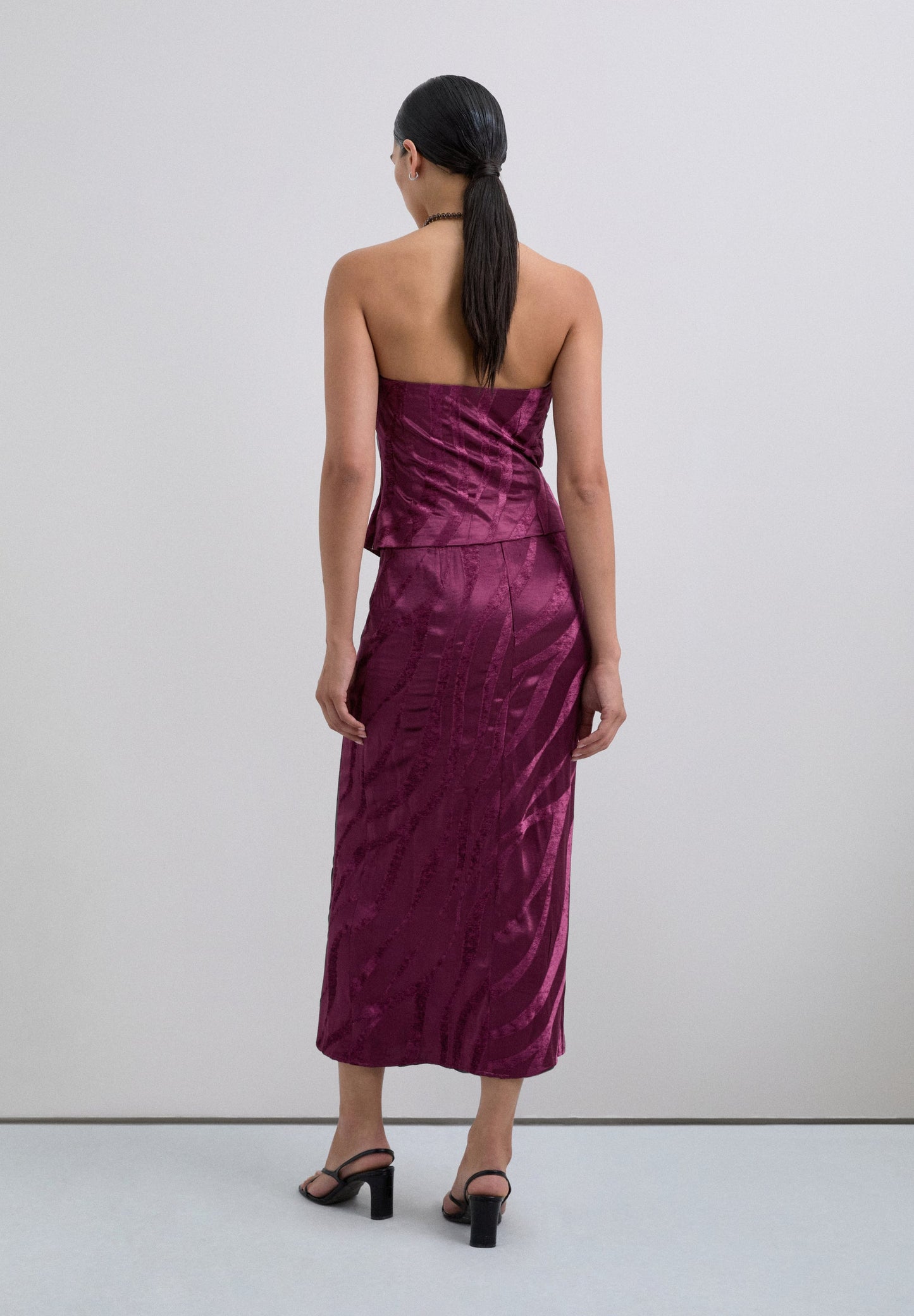 MIDI JACQUARD SKIRT