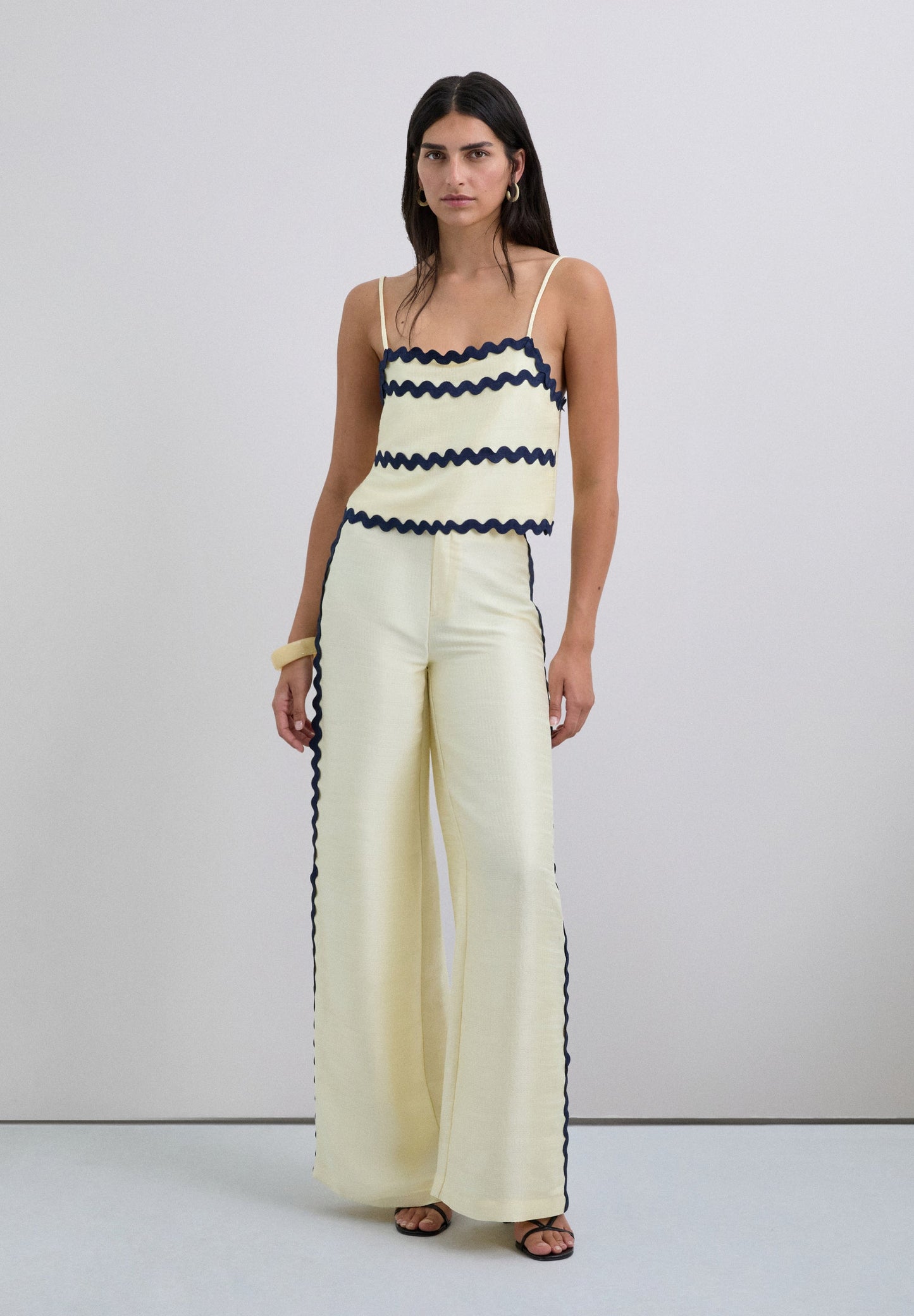 PANTALON CROQUET CONTRASTÉ