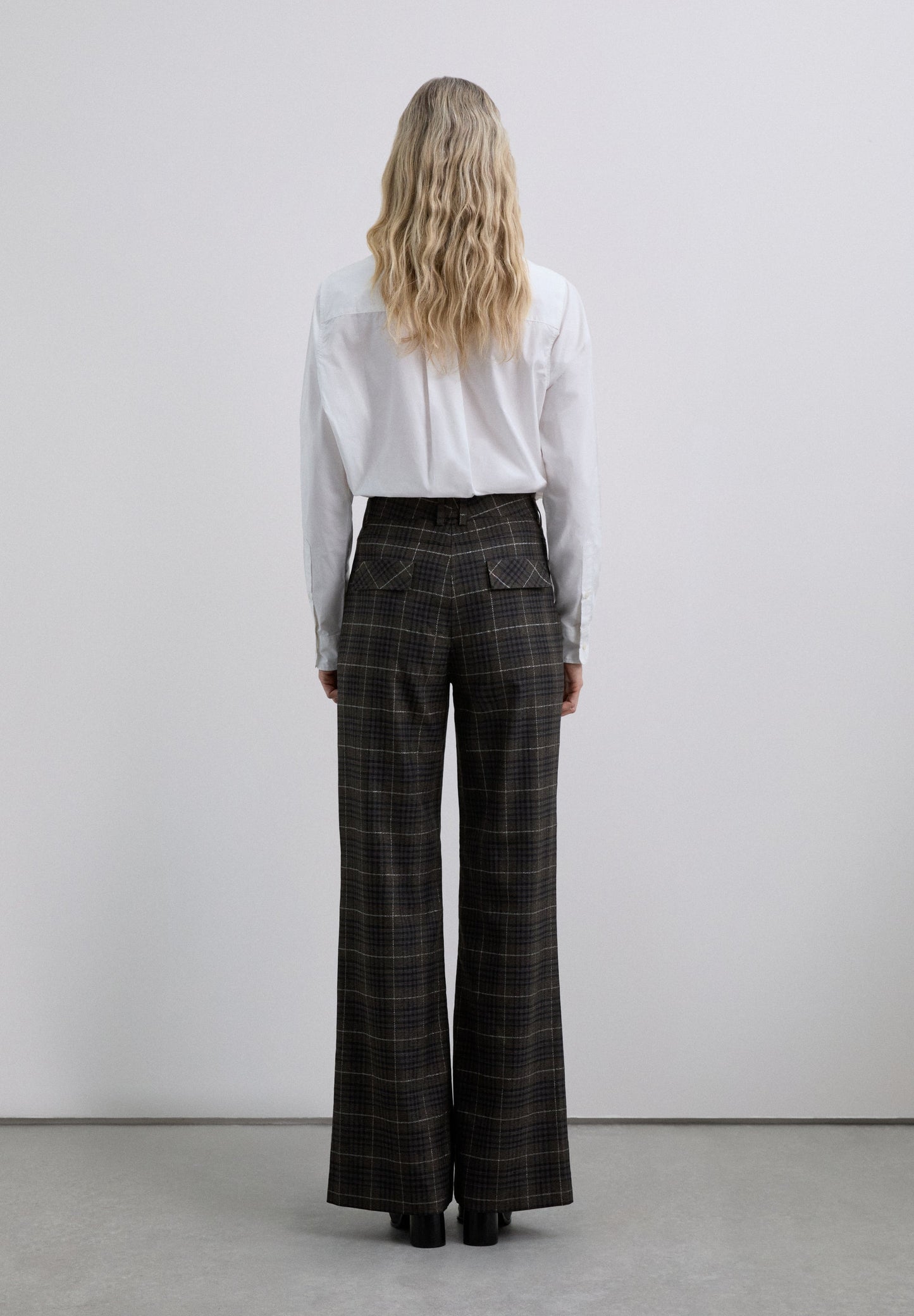 PANTALÓN RECTO CUADROS