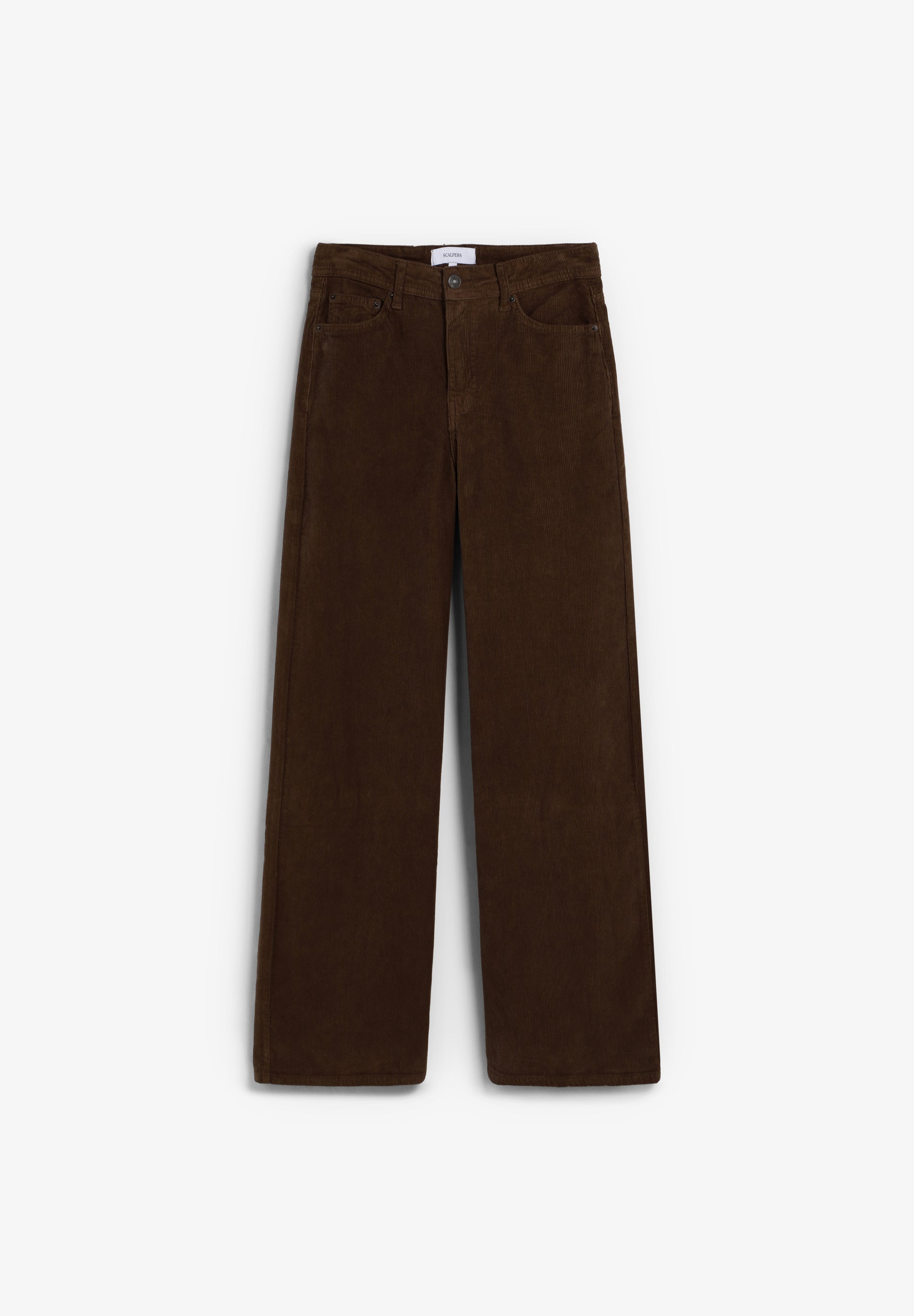 PANTALON DROIT VELOURS CÔTELÉ