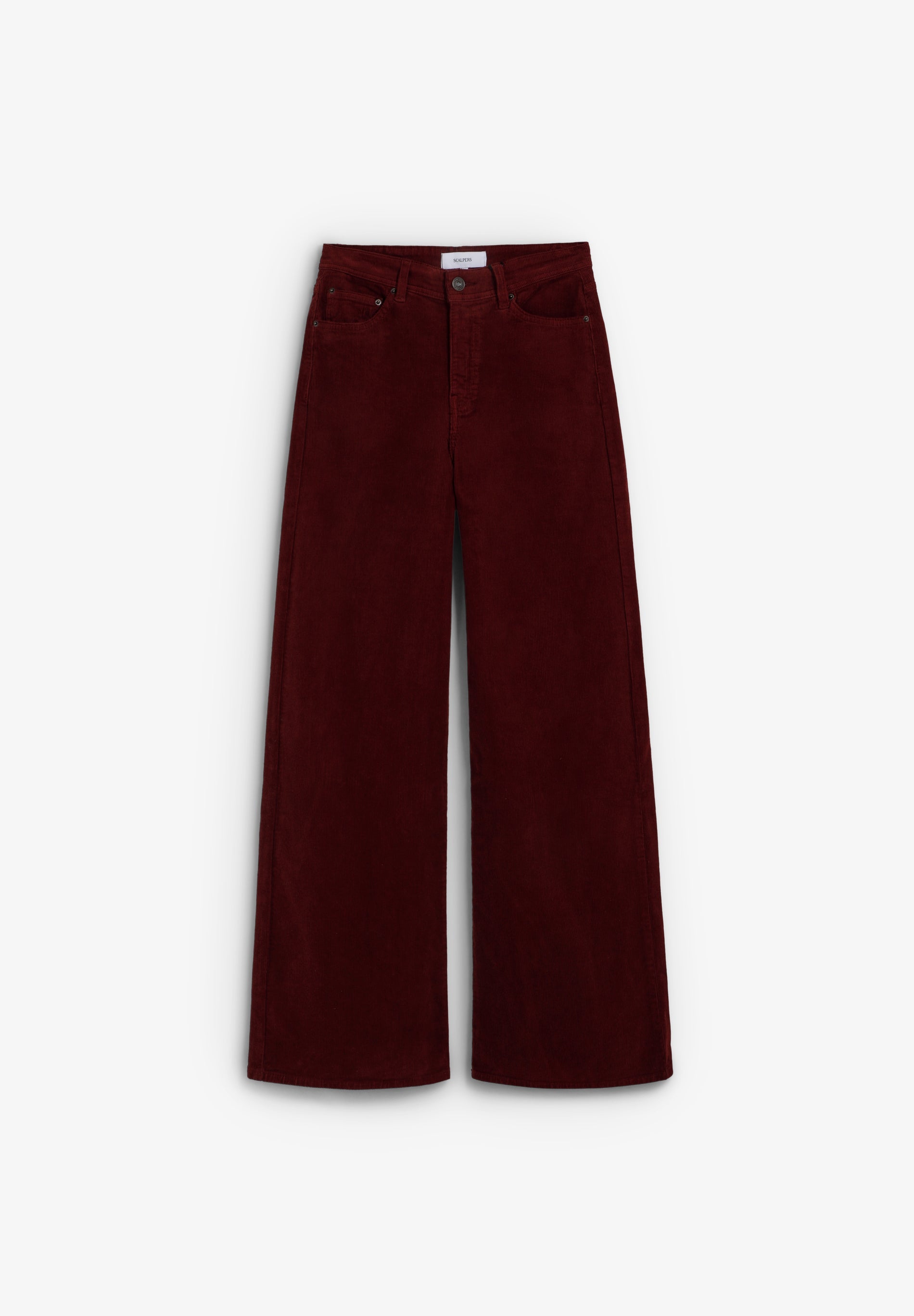 PANTALON DROIT VELOURS CÔTELÉ