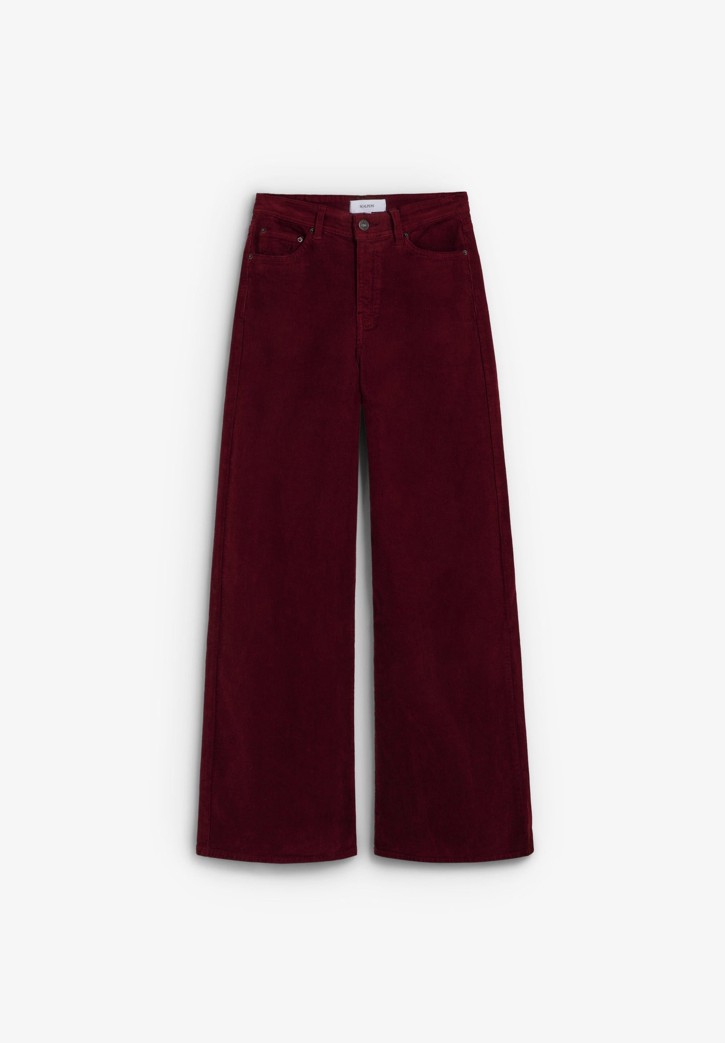 PANTALON DROIT VELOURS CÔTELÉ