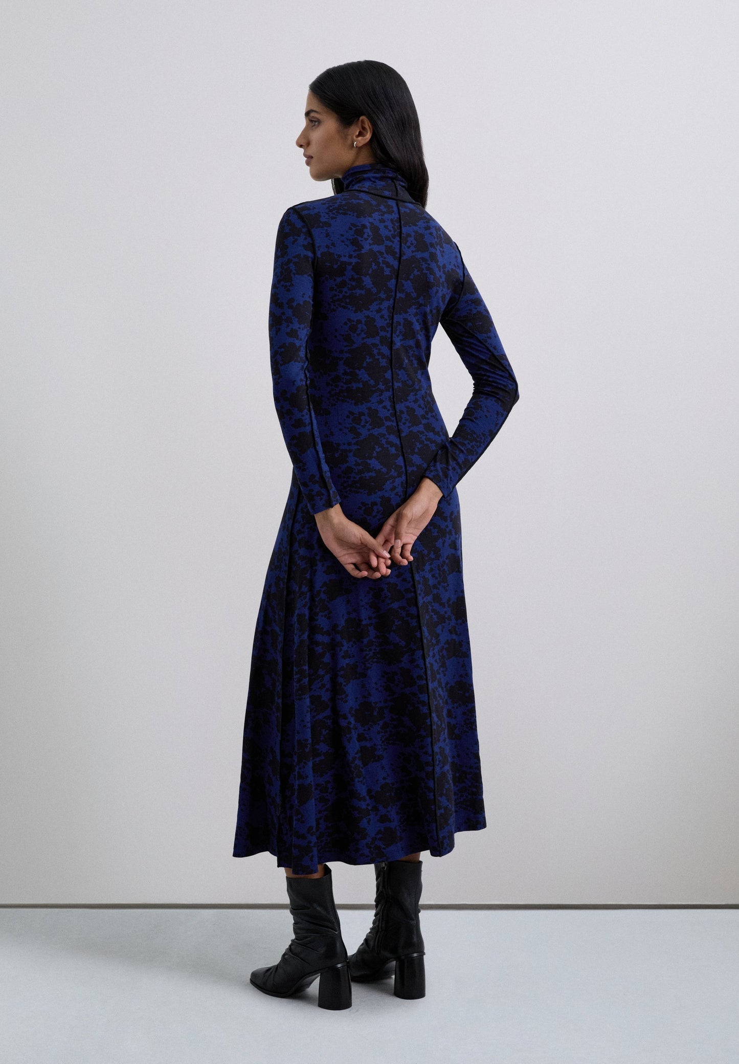 ANIMAL PRINT MIDI DRESS