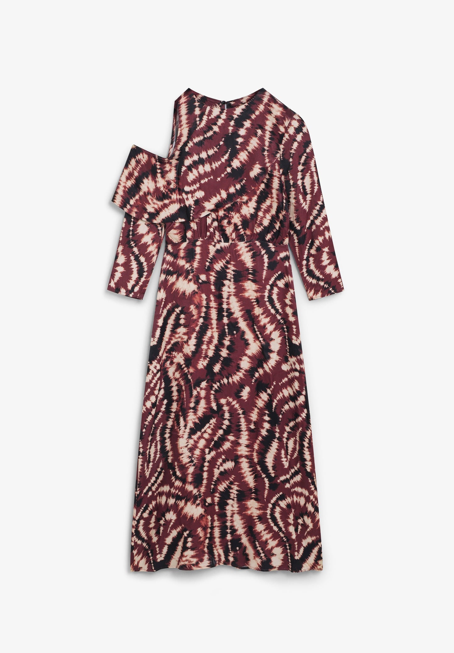 ASYMMETRISCHES TIE-DYE KLEID