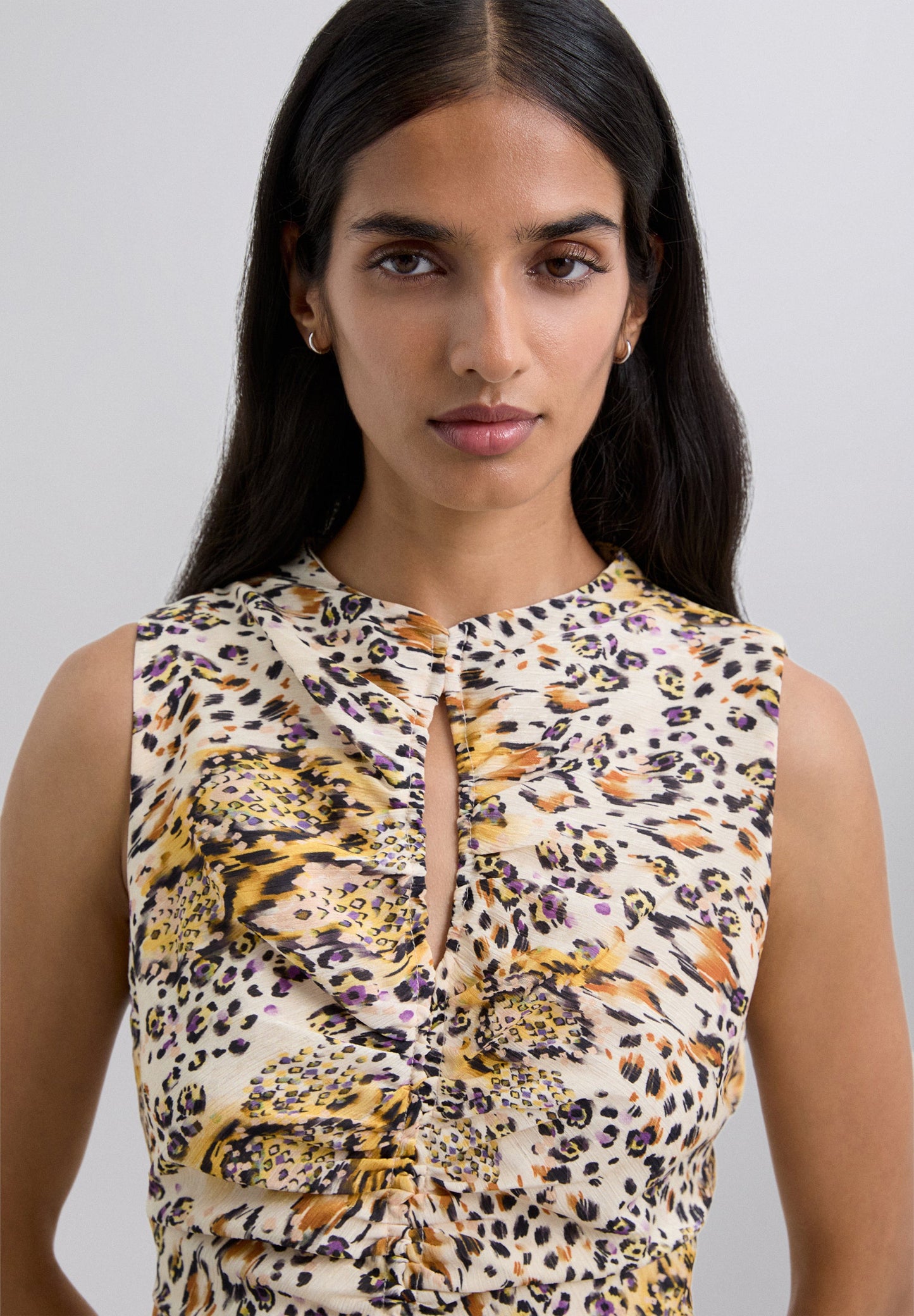 ROBE LONGUE MOTIF ANIMAL