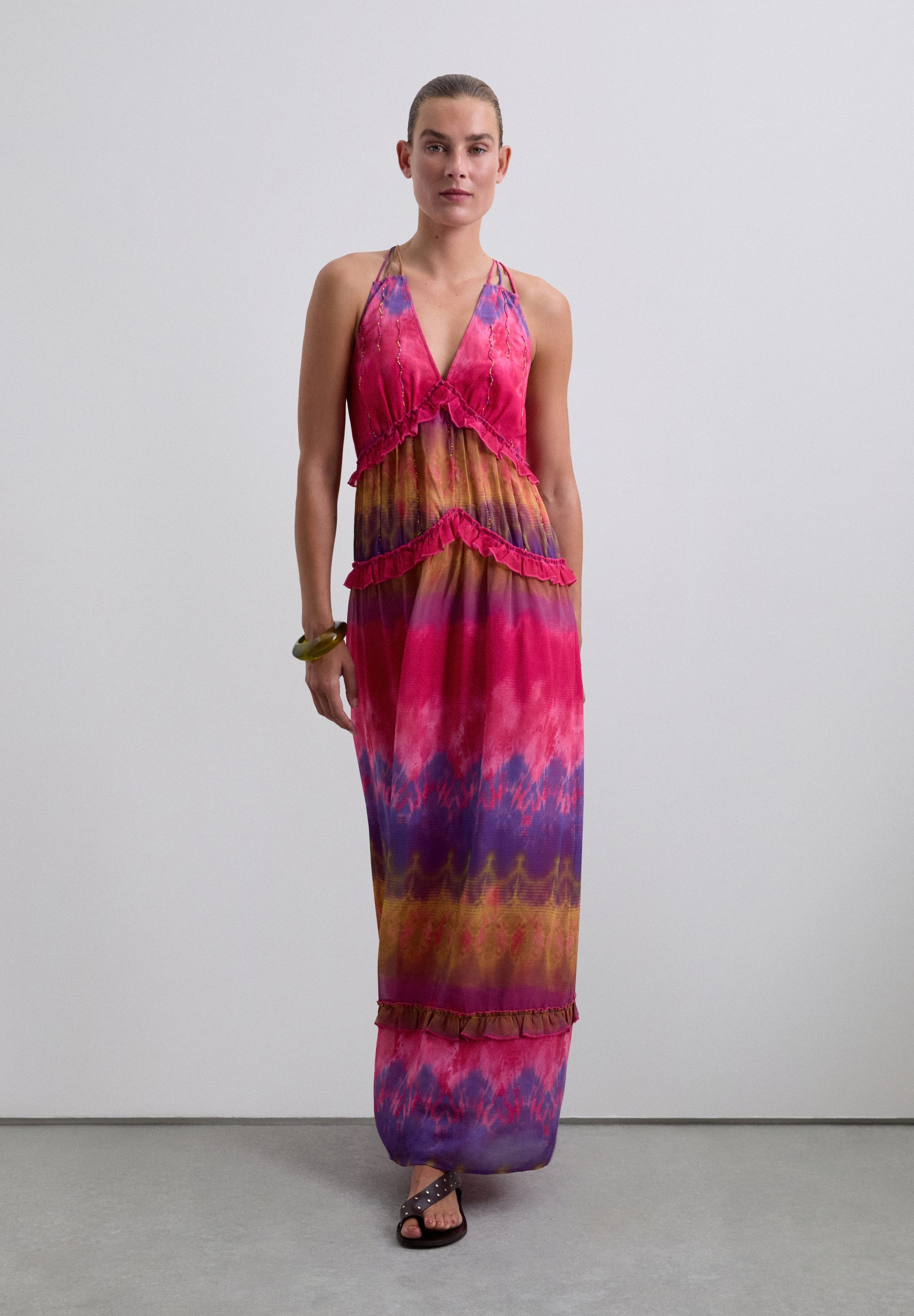 ROBE LONGUE TIE DYE