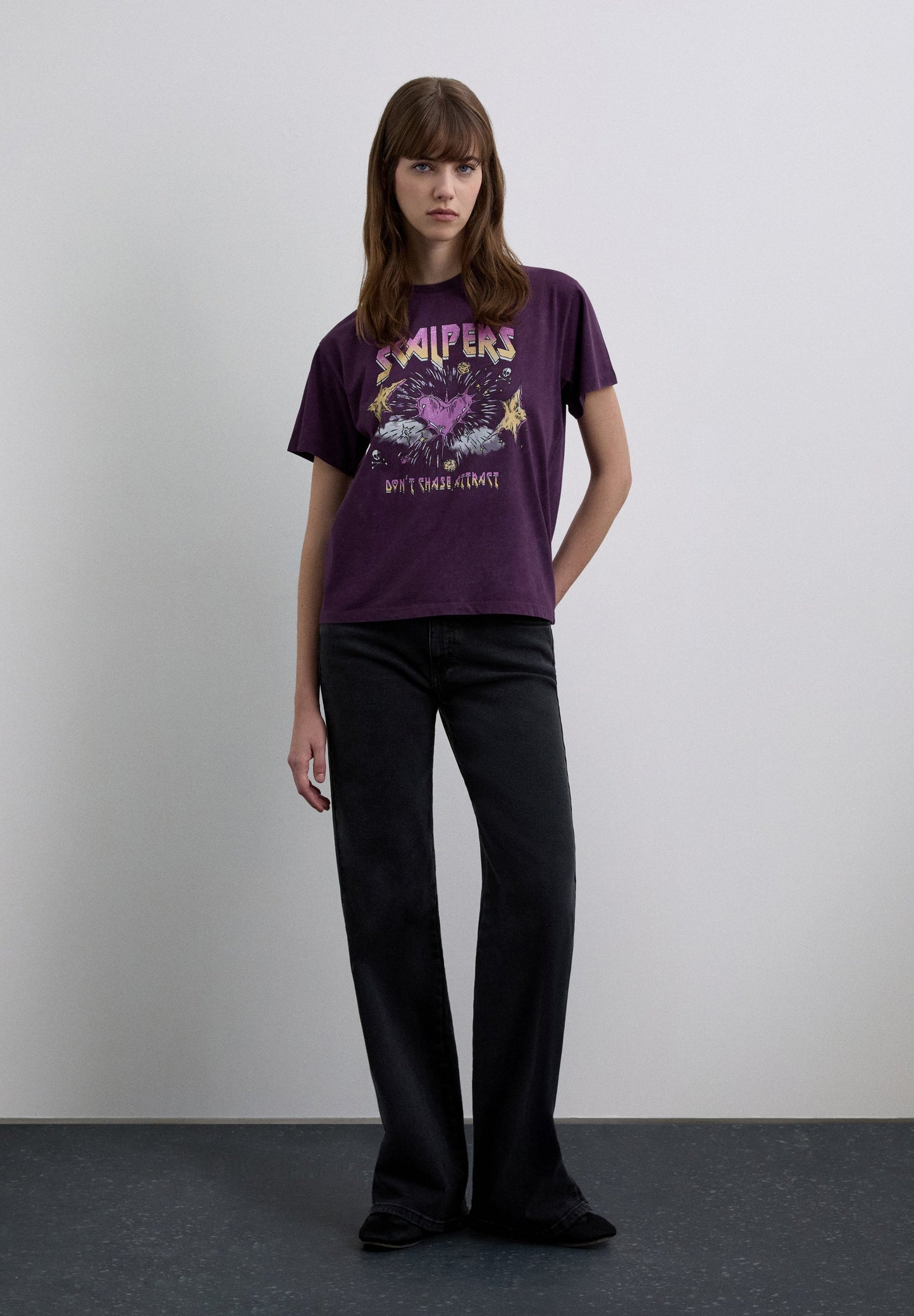 T-SHIRT COTON IMPRIMÉ DEVANT