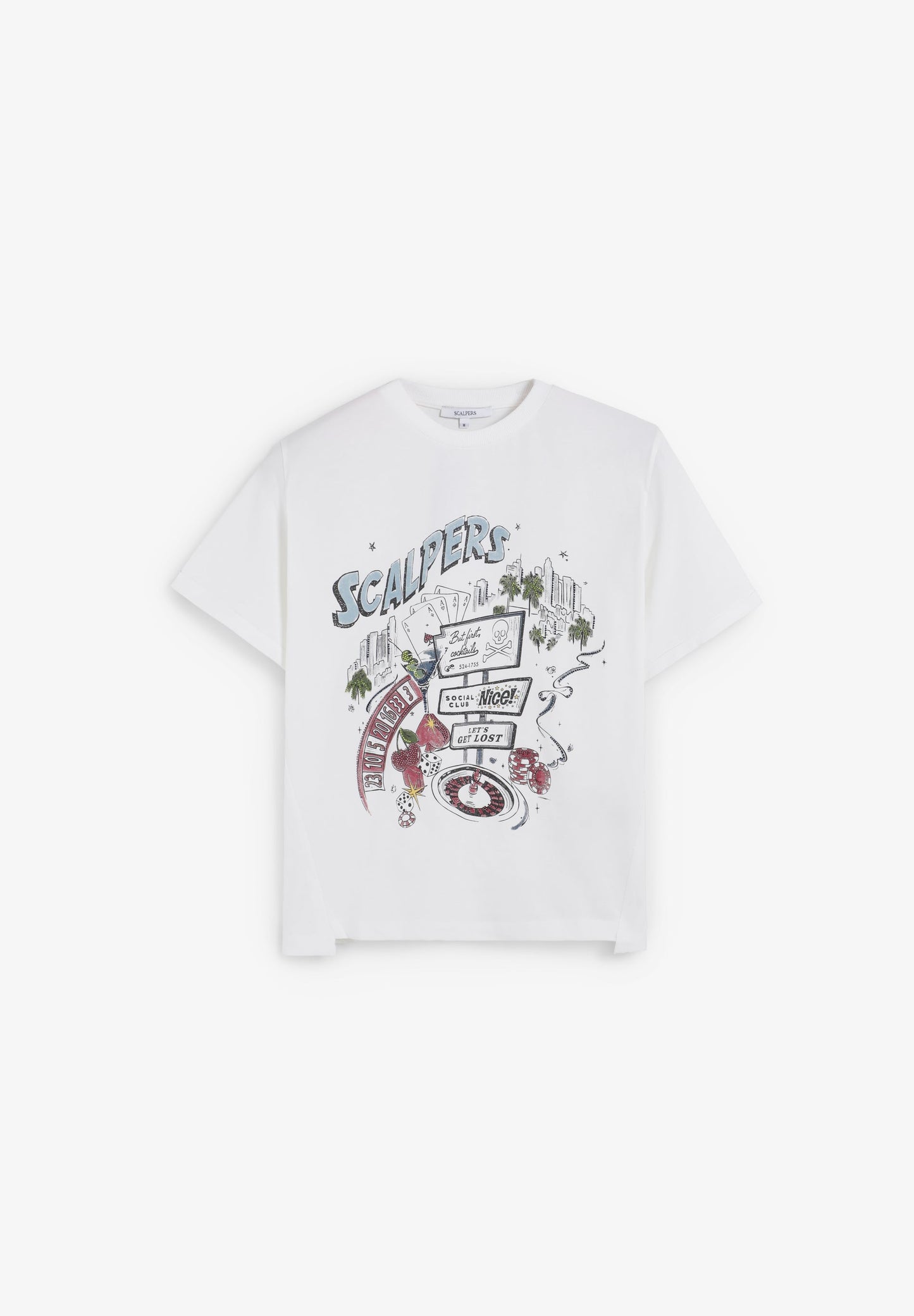 T-SHIRT IMPRIMÉ ASYMÉTRIQUE