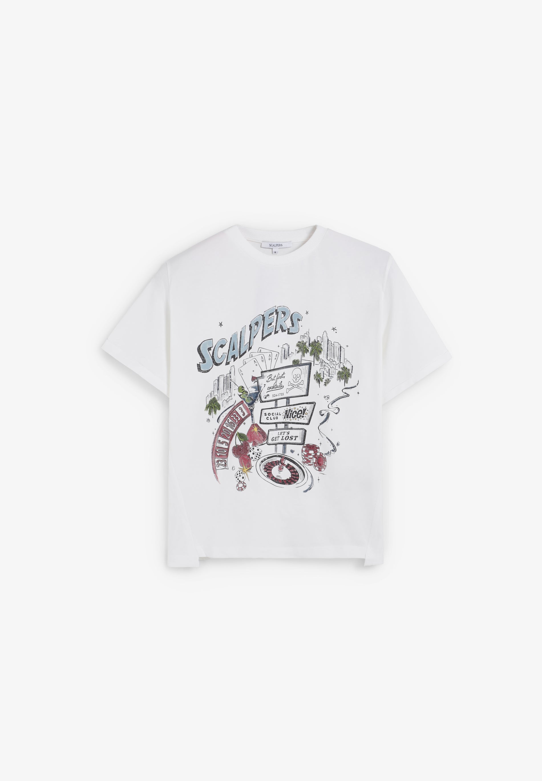 ASYMMETRIC PRINT T-SHIRT