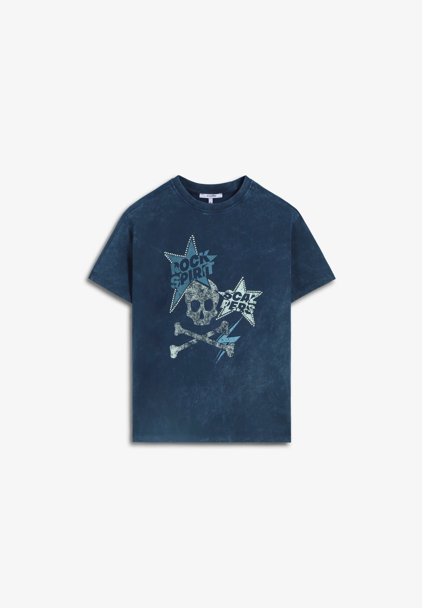 T-SHIRT ROCK MIT TOTENKOPF