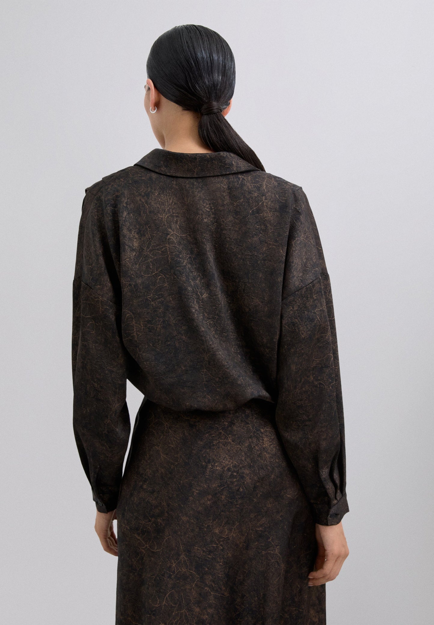 CHEMISE CROISÉE IMPRIMÉE