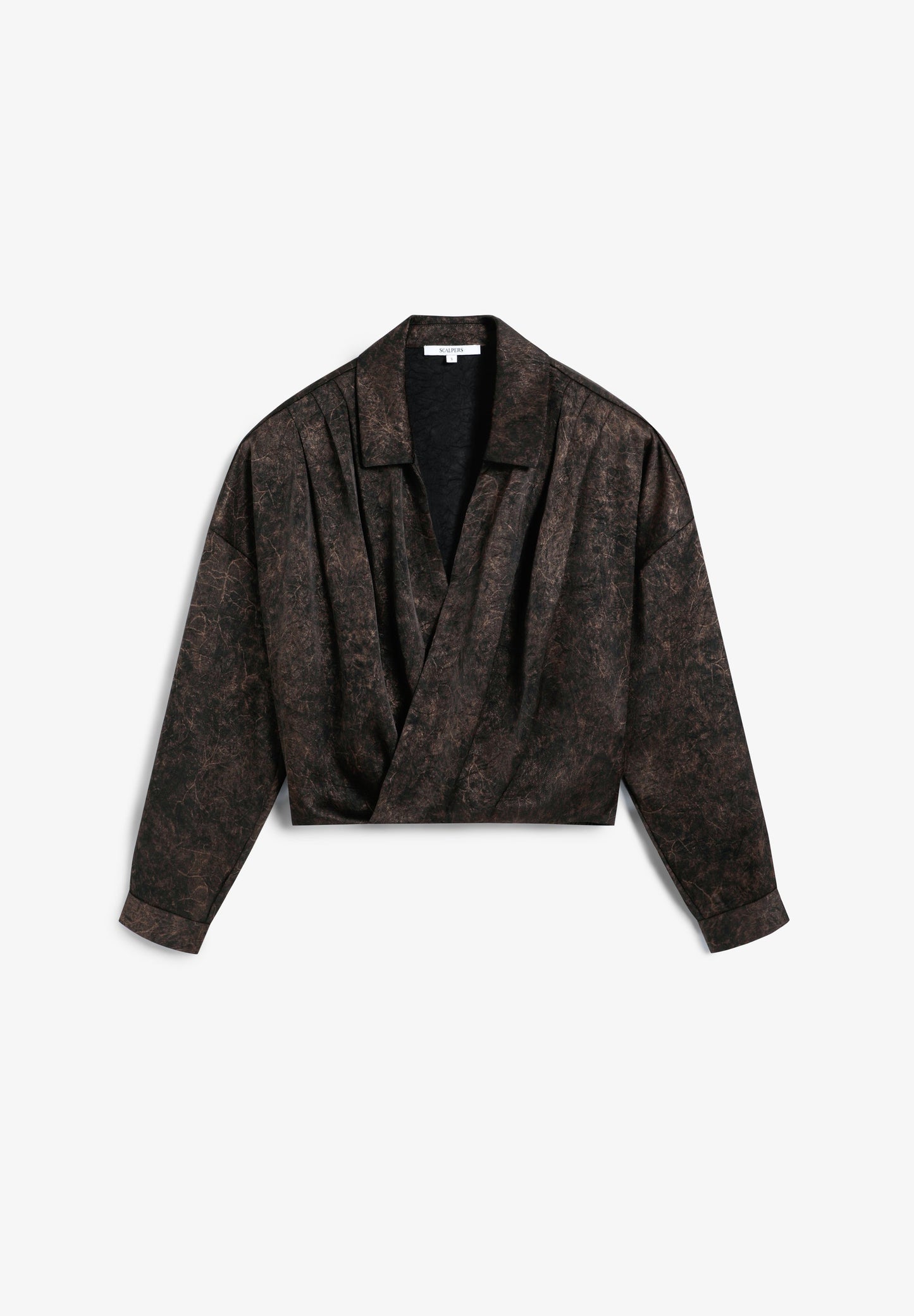 CHEMISE CROISÉE IMPRIMÉE