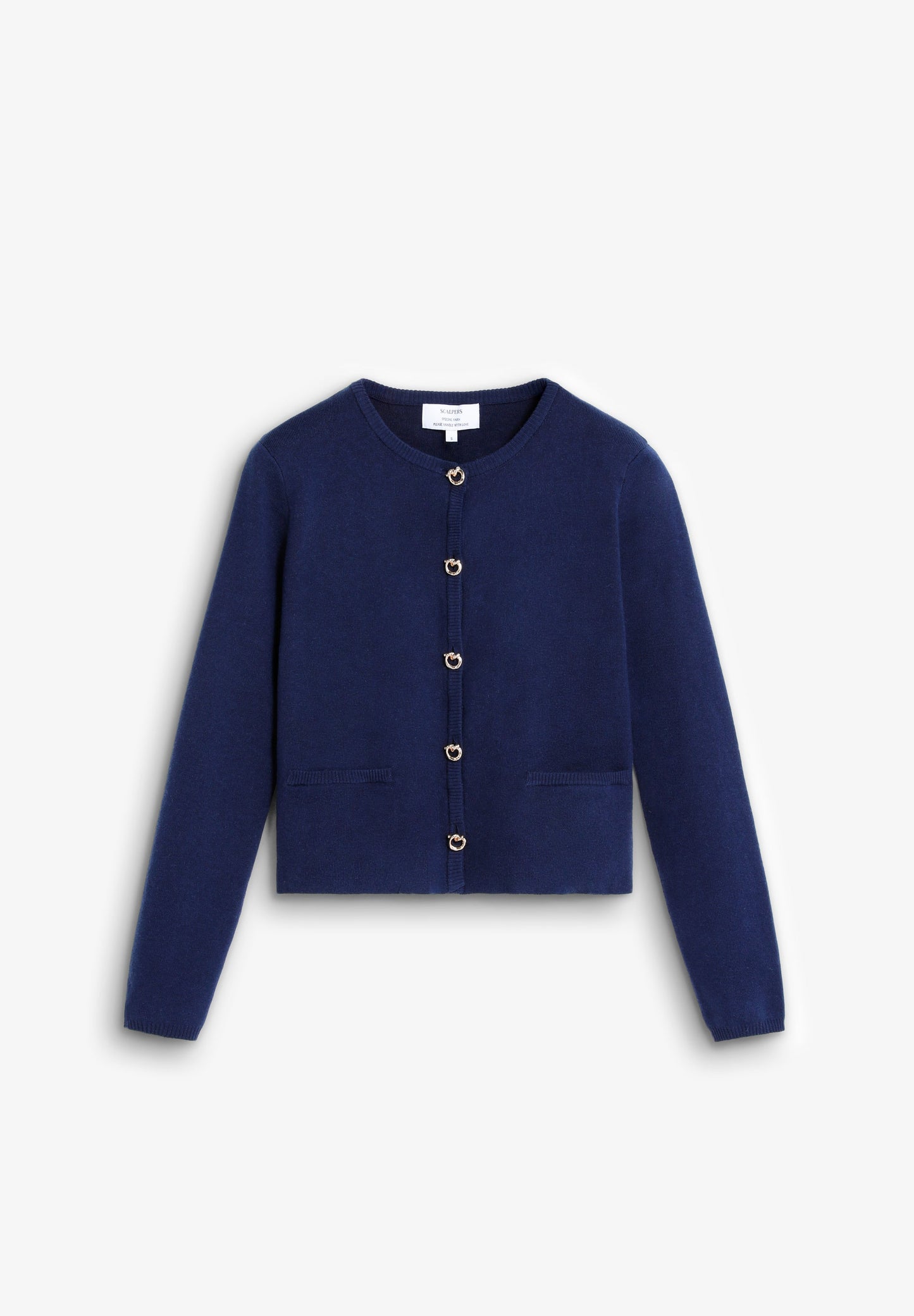 CARDIGAN WITH GOLD BUTTONS