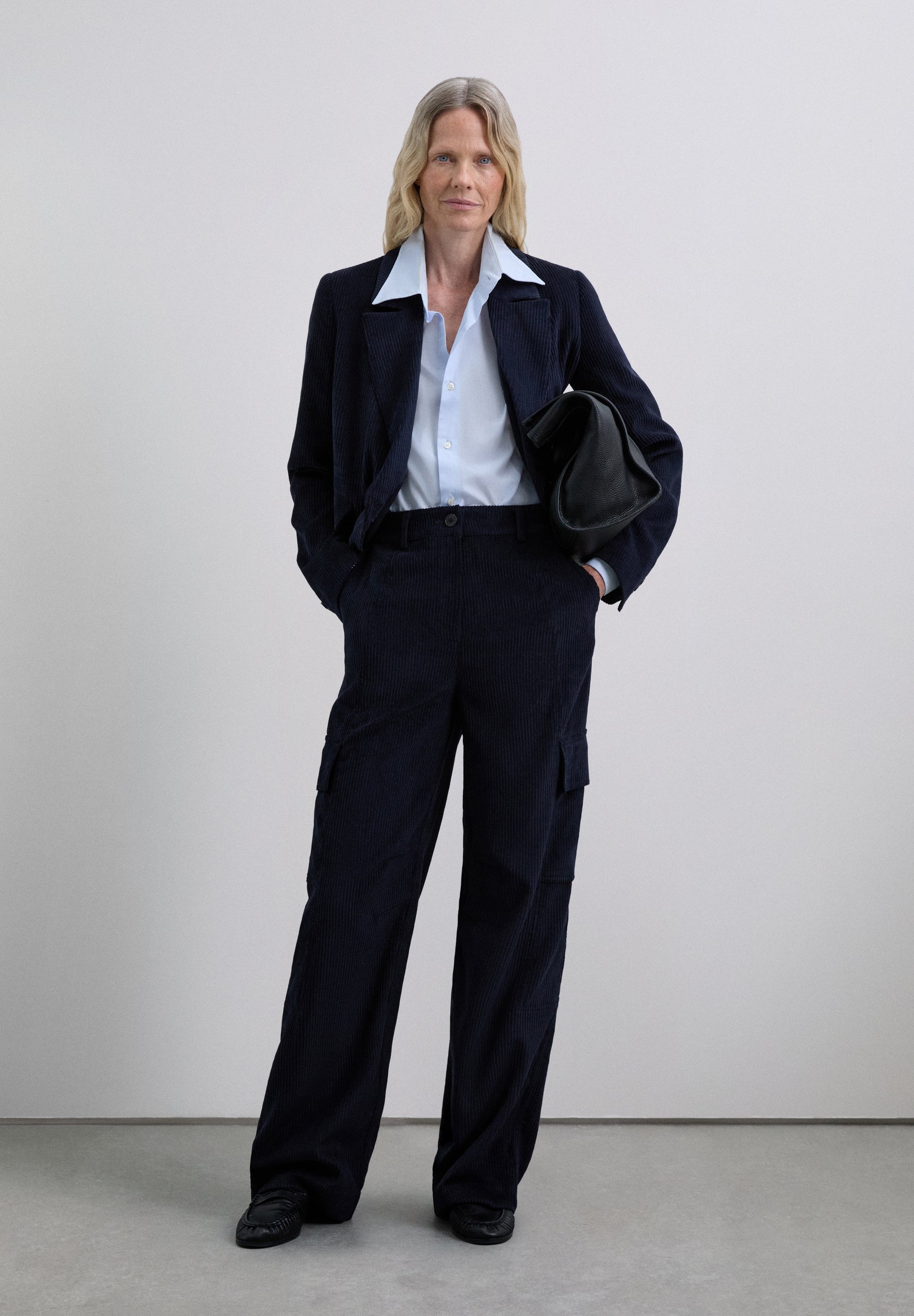 CORDUROY CARGO TROUSERS