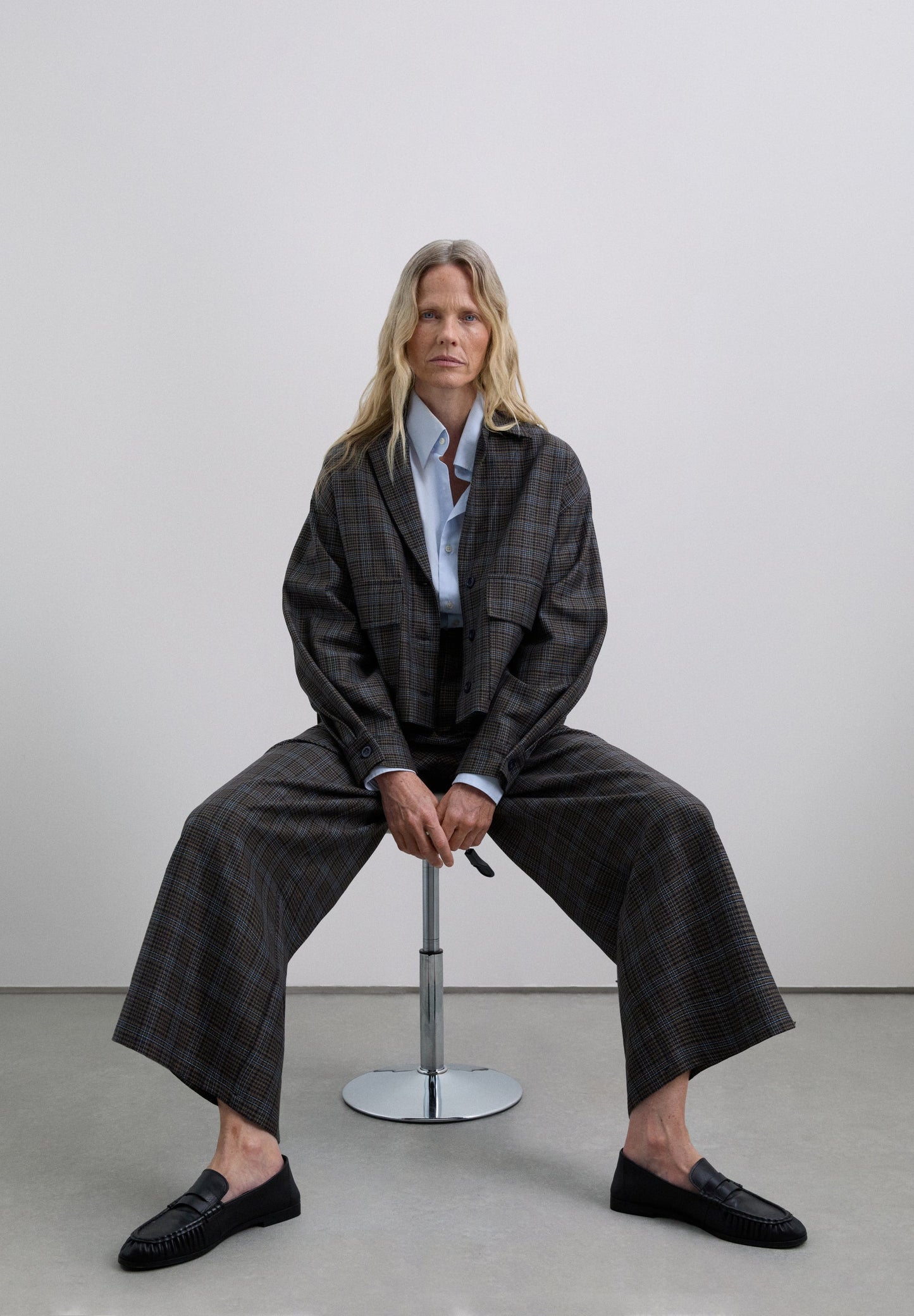 KARIERTE CULOTTE-HOSE