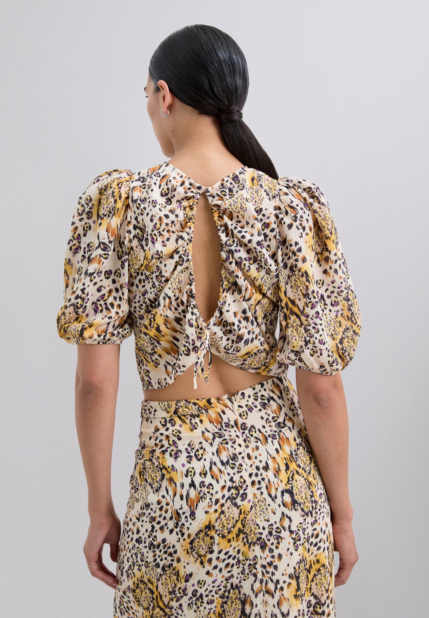 TOP MIT ANIMAL-PRINT