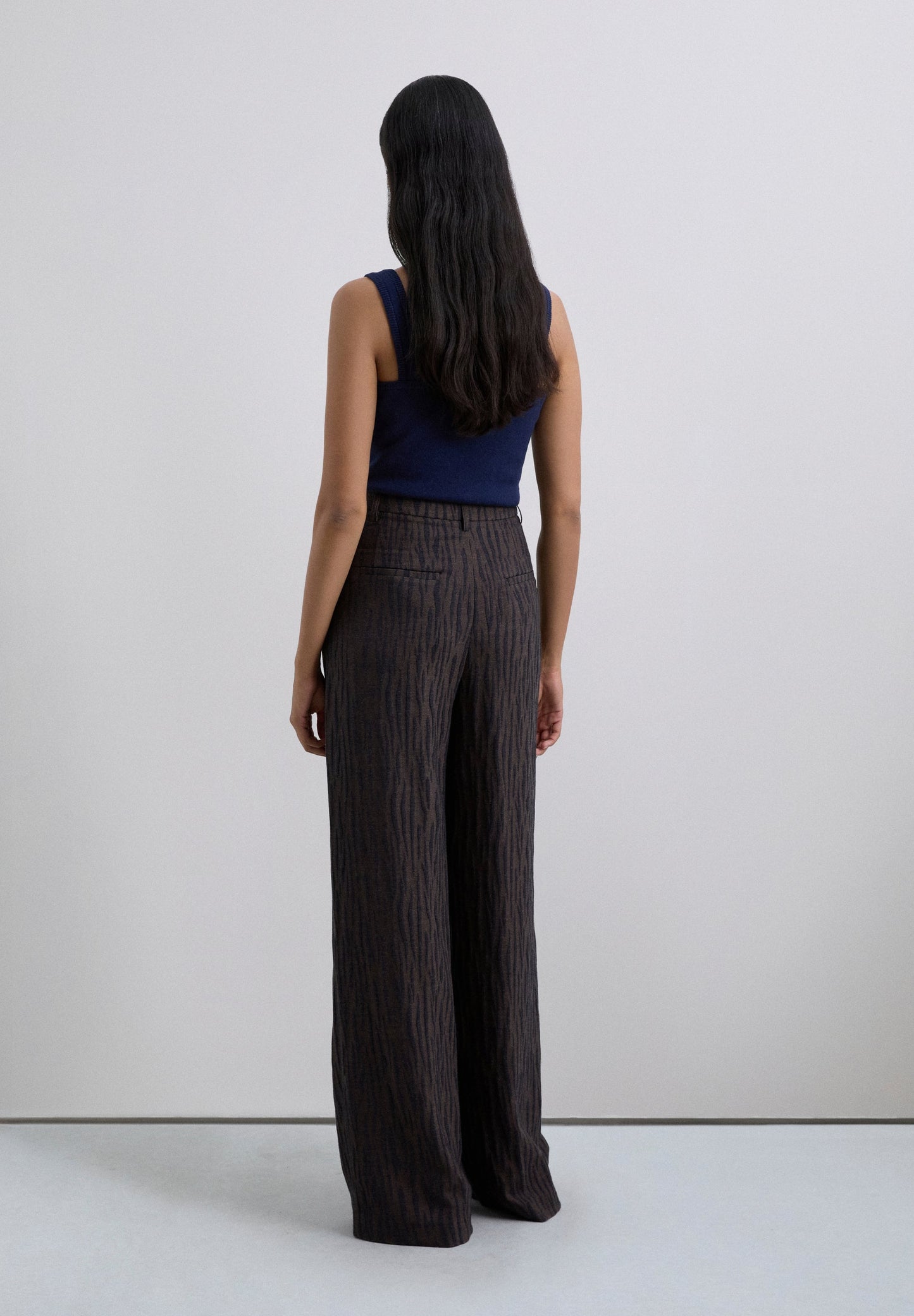 PANTALON JACQUARD MOTIF ANIMAL