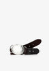 CEINTURE CUIR BOUCLE IRRÉGULIÈRE