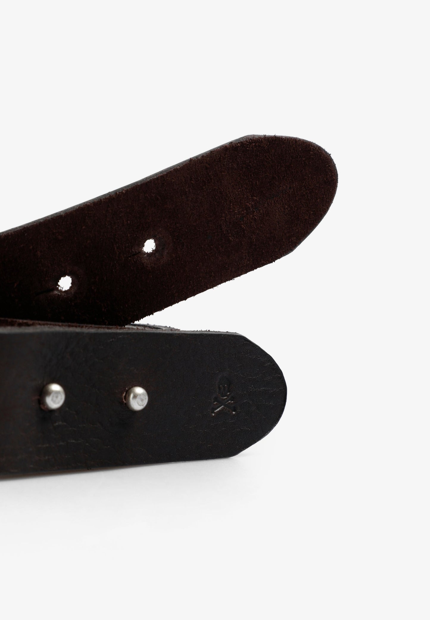 CEINTURE CUIR BOUCLE IRRÉGULIÈRE