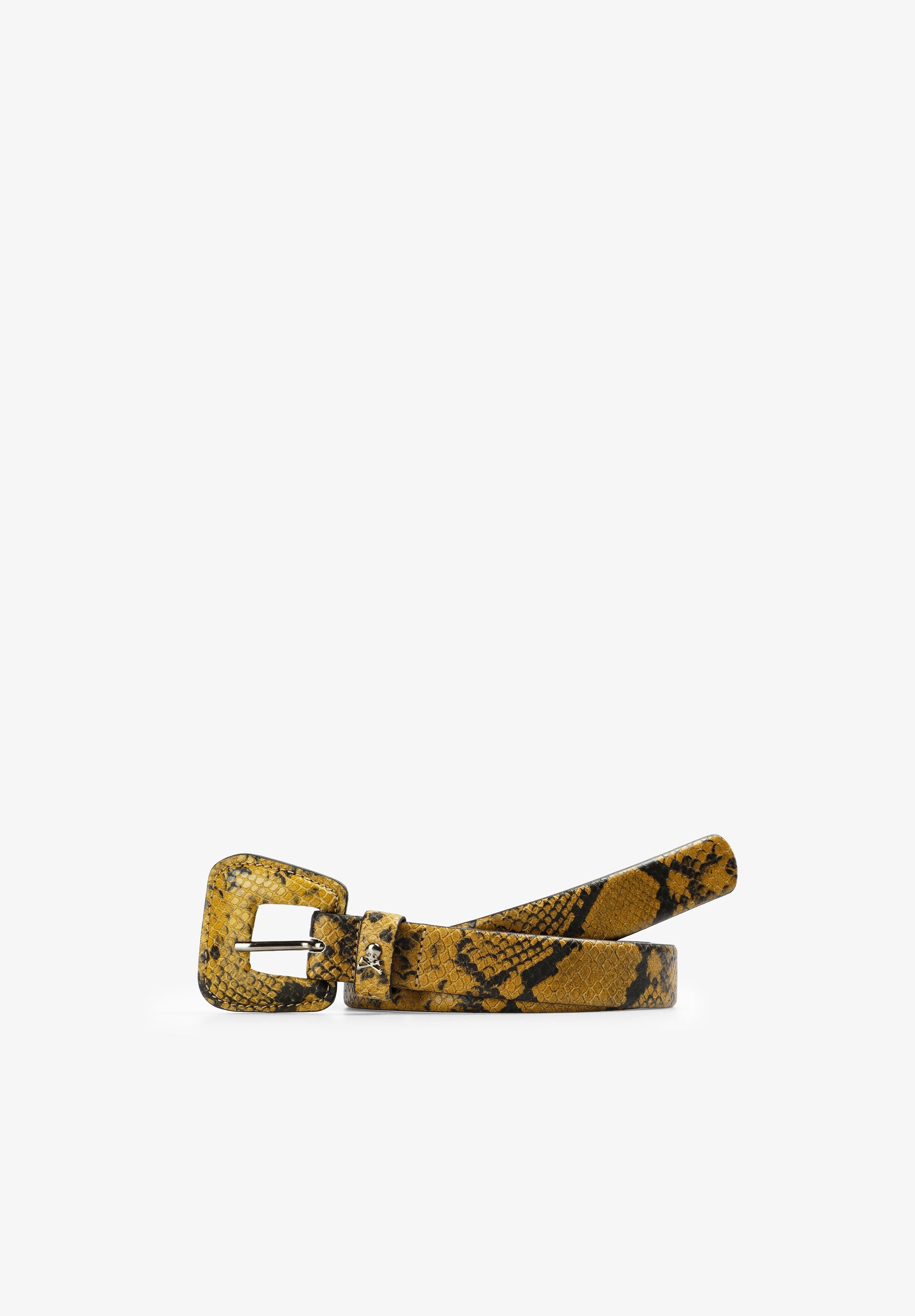 CEINTURE CUIR IMPRIMÉ SERPENT