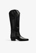 HOHE COWBOY-STIEFEL AUS LEDER