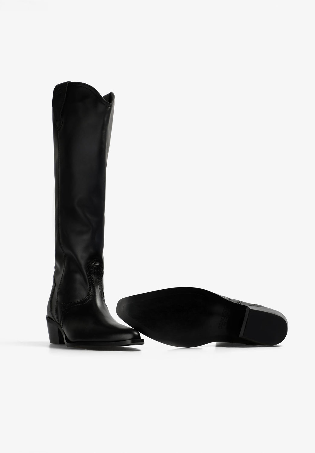 BOTAS ALTAS DE CUERO COWBOY - Scalpers