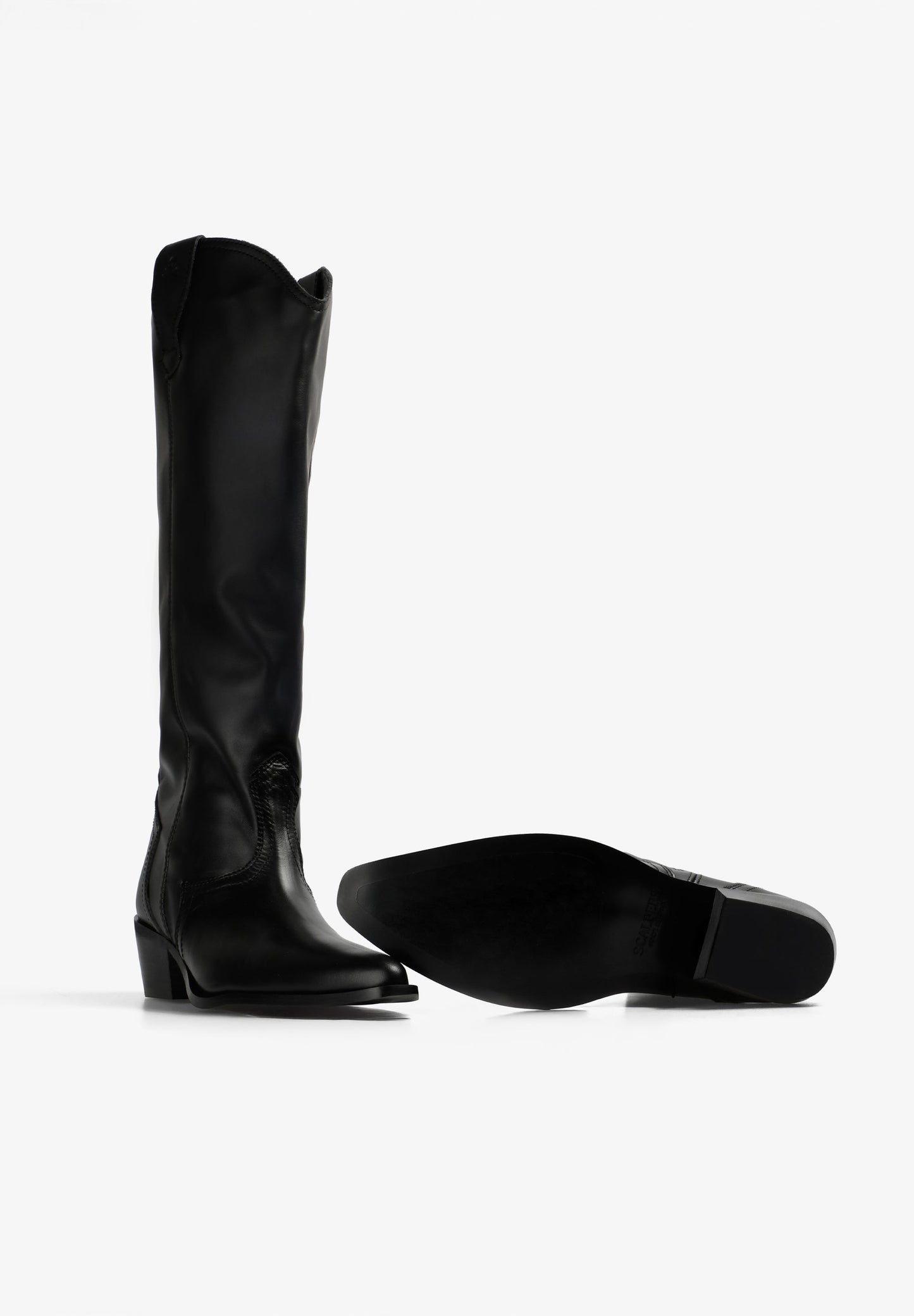 BOTAS ALTAS DE CUERO COWBOY - Scalpers