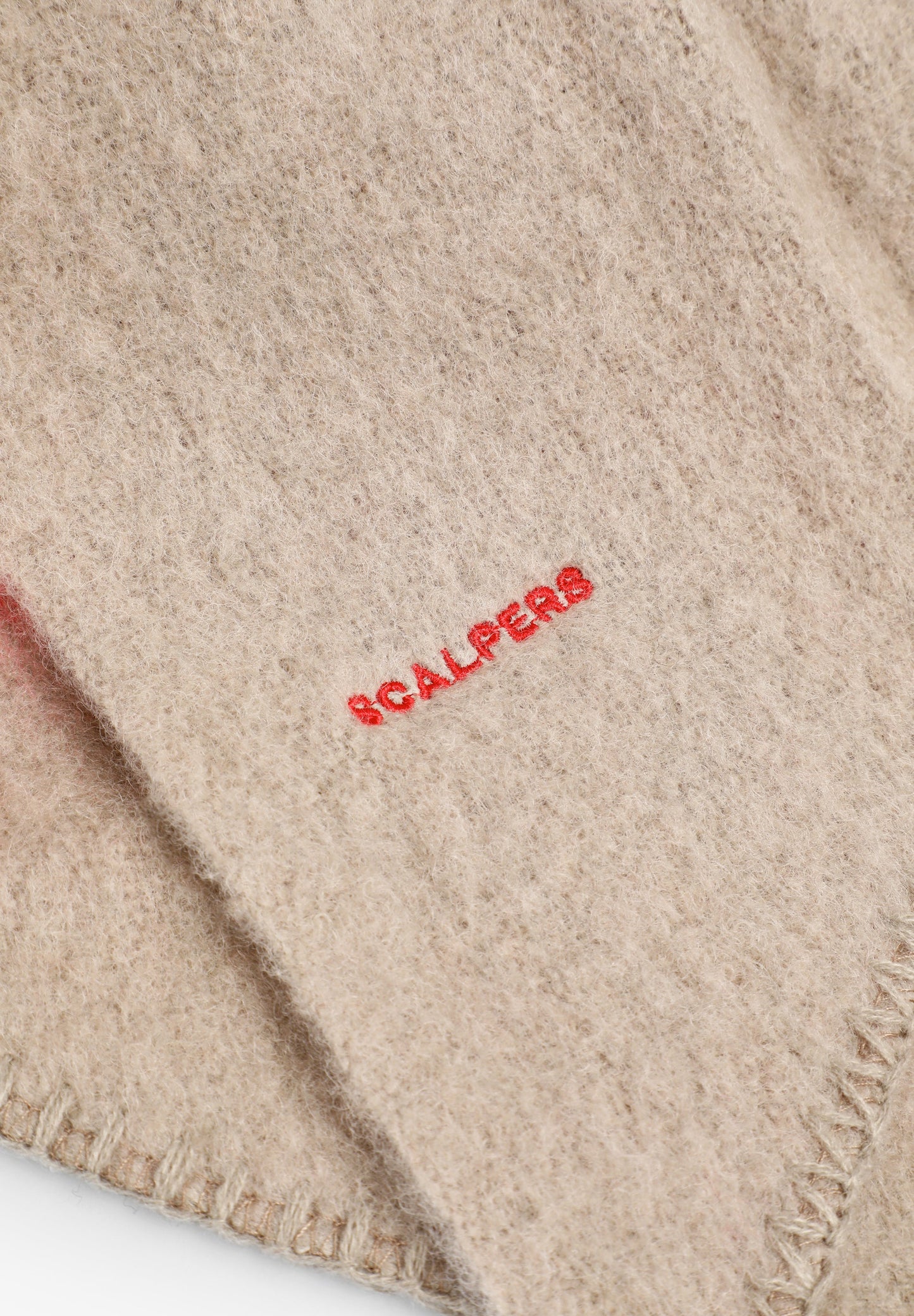 CHECK WOOL BLEND SCARF