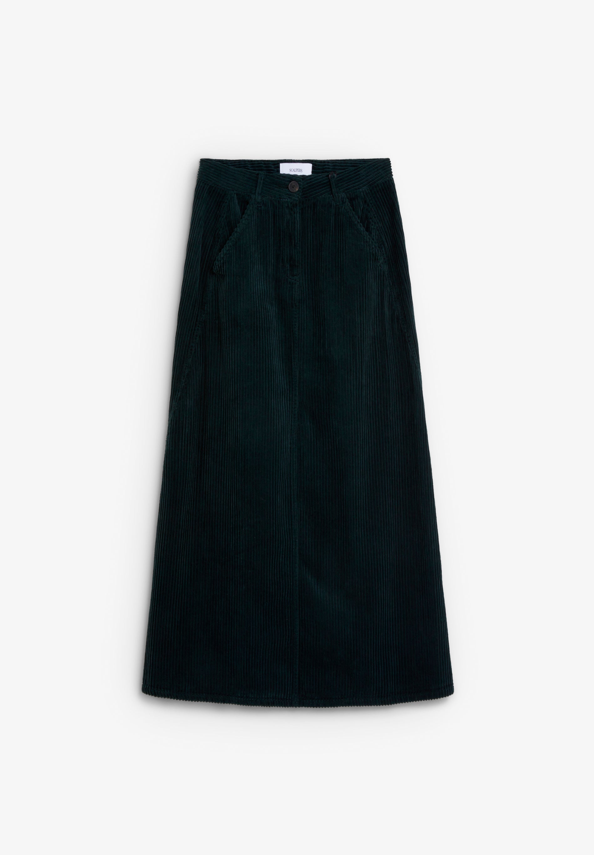 CORDUROY MIDI SKIRT