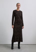 ROBE MIDI MAILLE JACQUARD