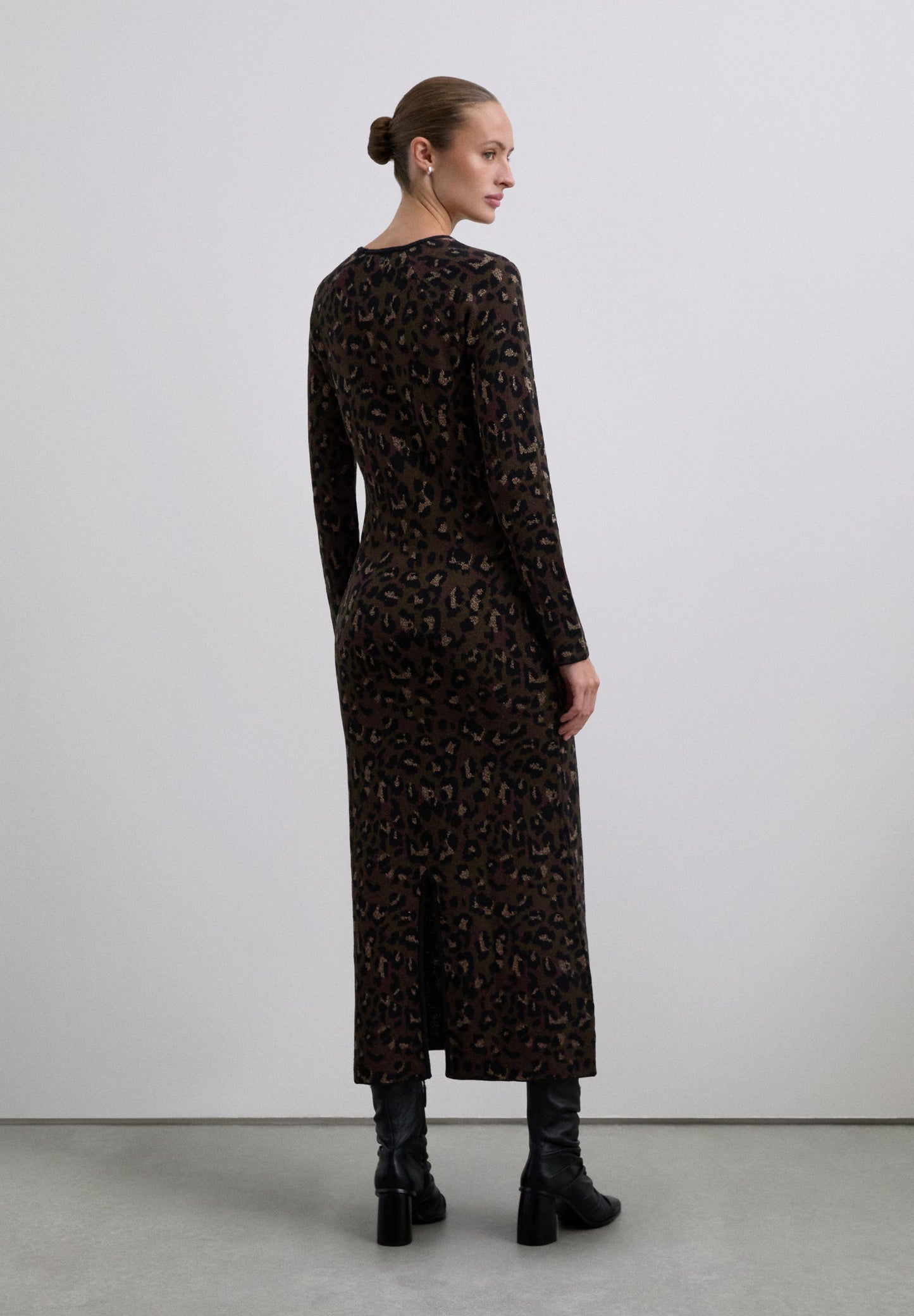 ROBE MIDI MAILLE JACQUARD