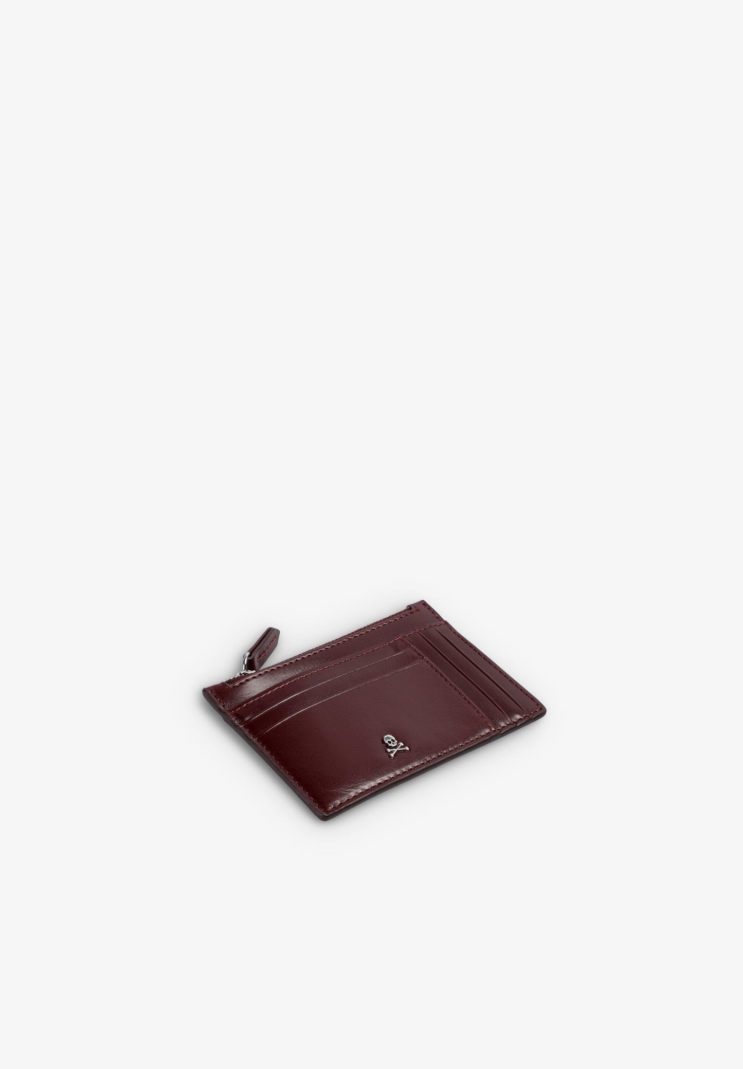 LEATHER CARD HOLDER WITH ZIP